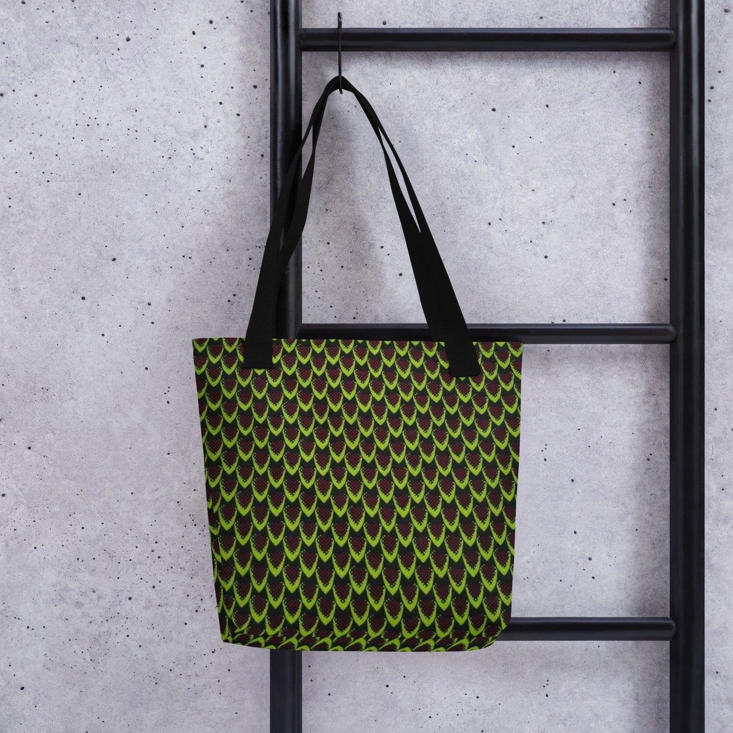 Green Flame Tote Bag