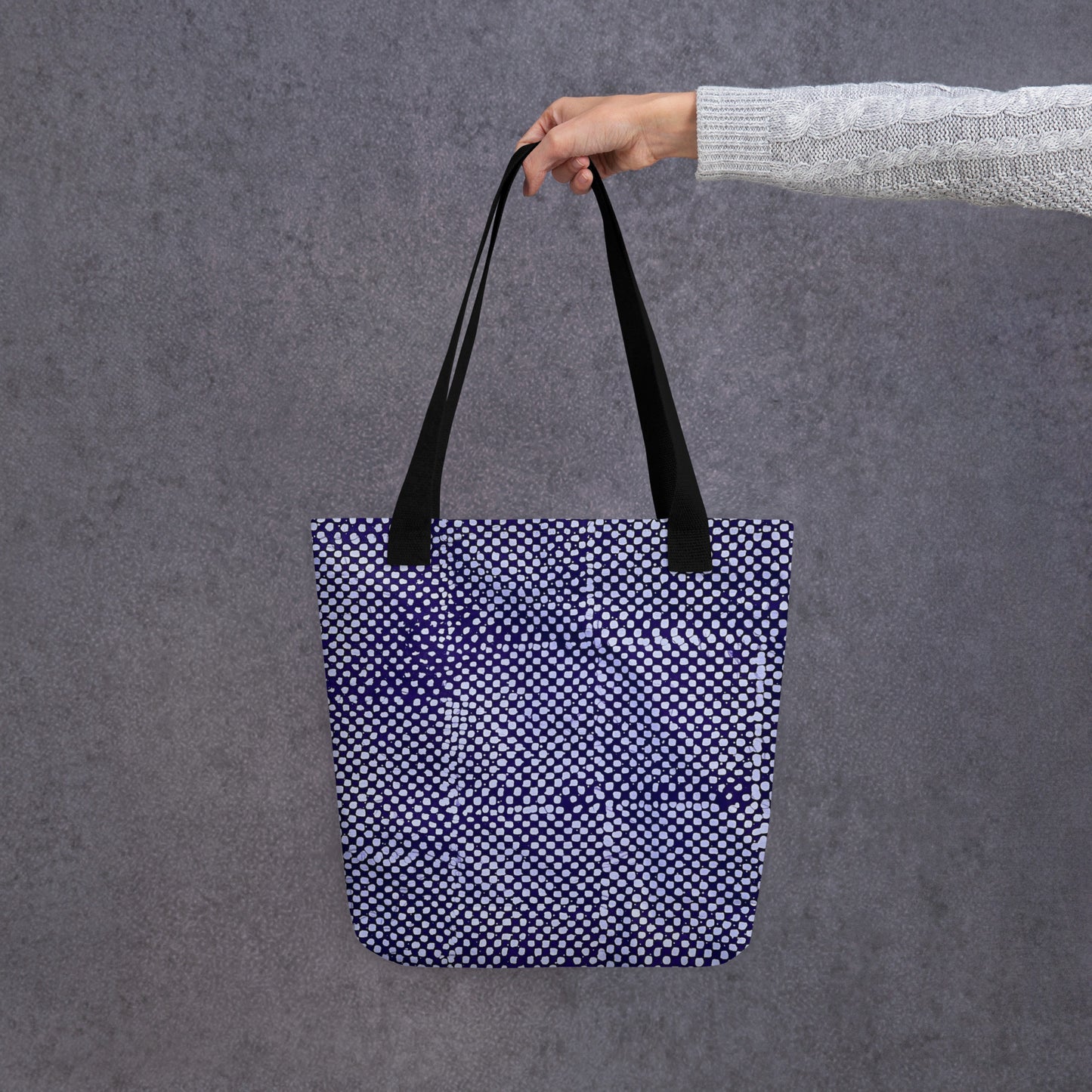 Purple Dots Tote Bag