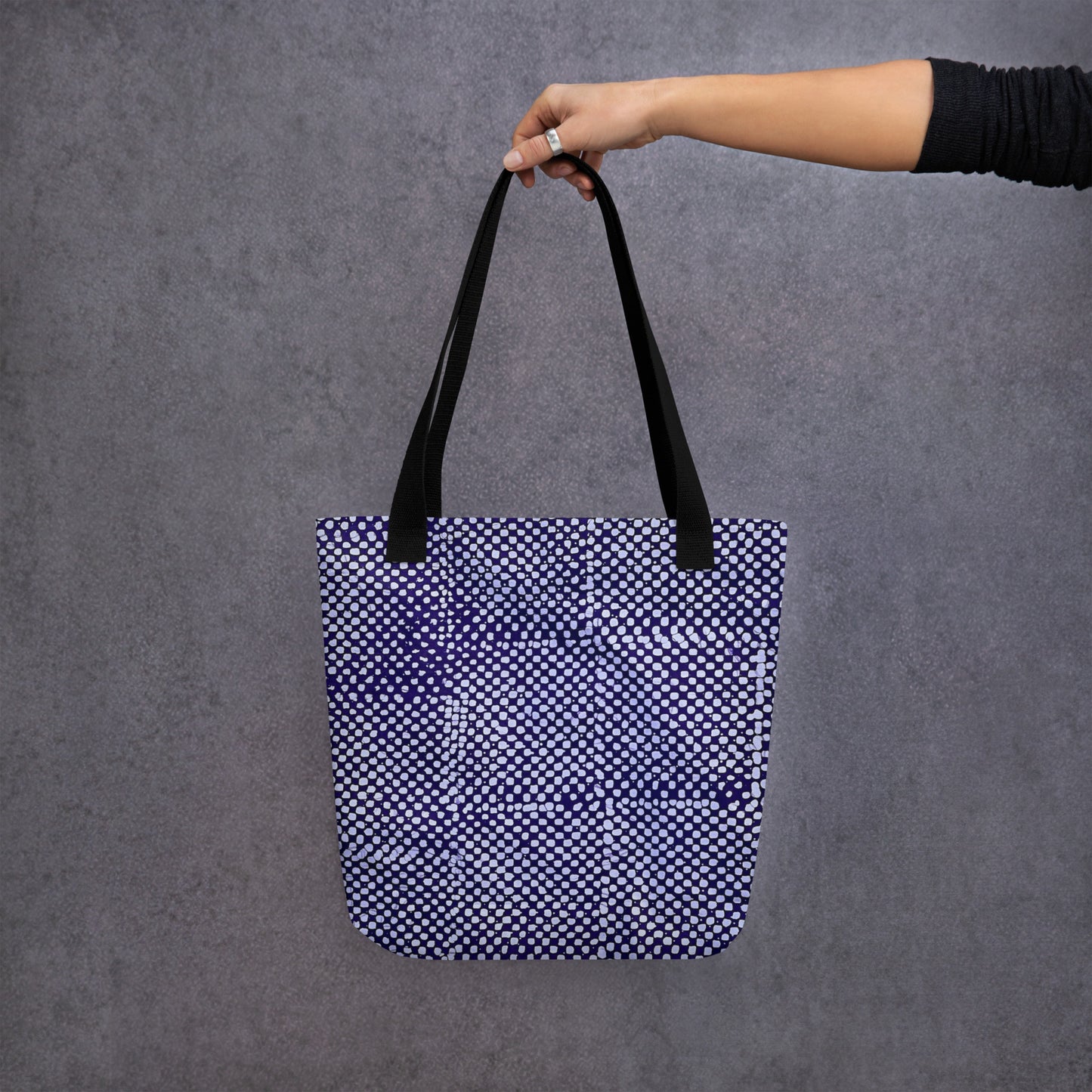 Purple Dots Tote Bag