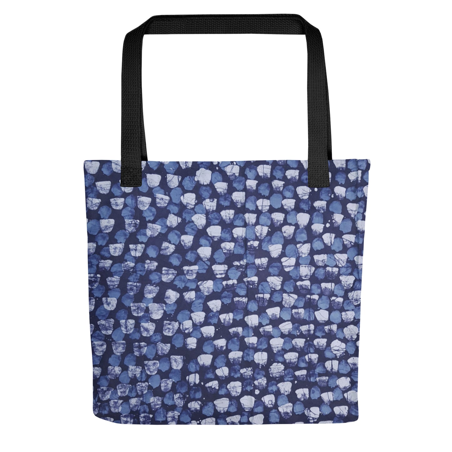 Blue Dotted Tote Bag