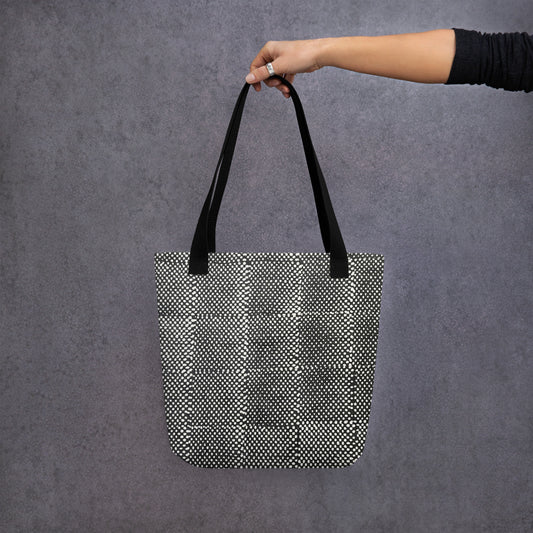 Black & White Dots Tote Bag