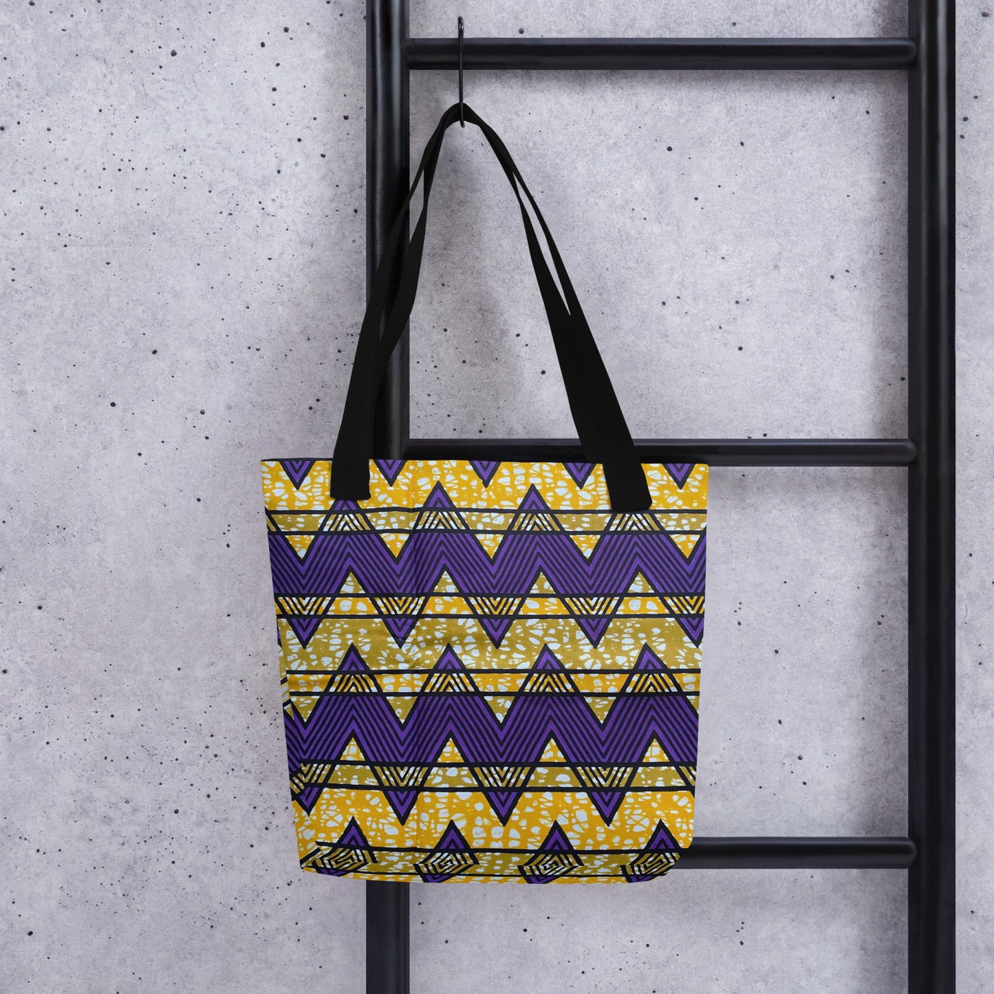 Purple Yellow Tote Bag