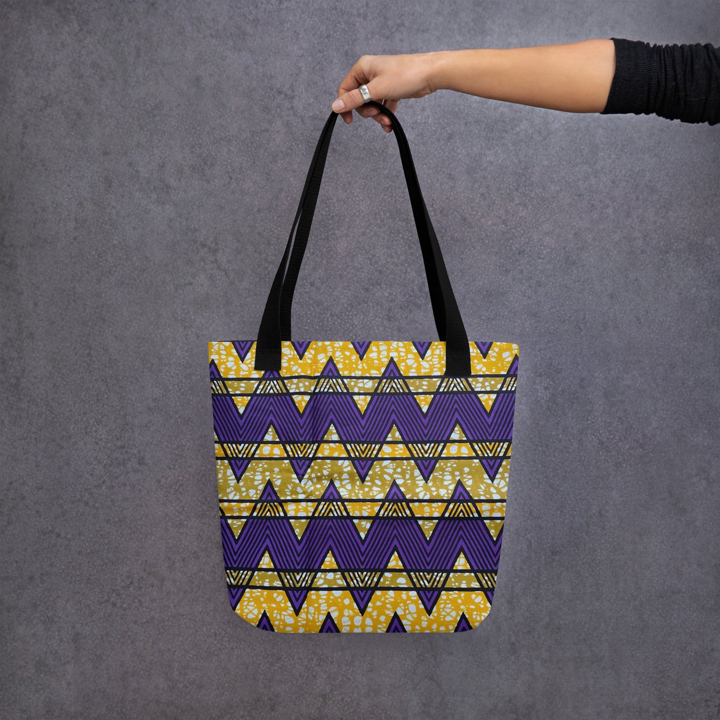 Purple Yellow Tote Bag