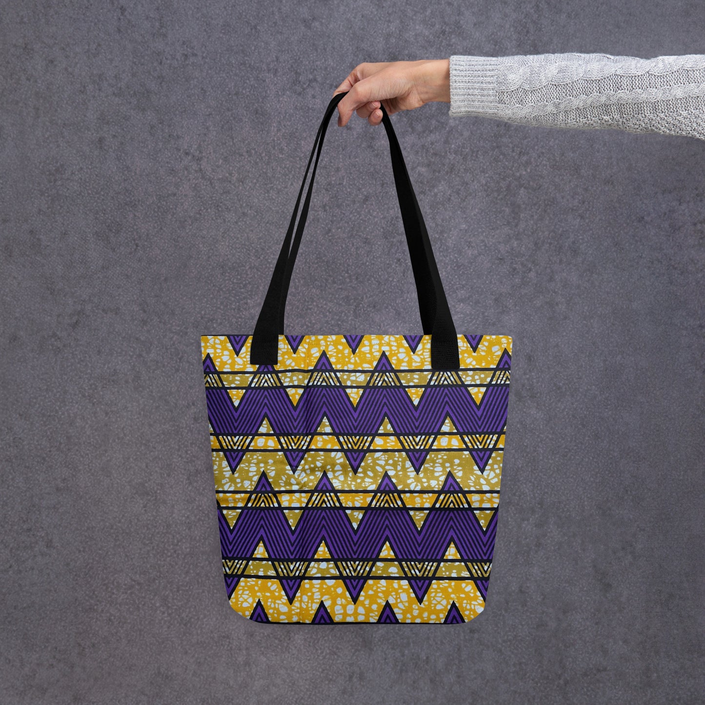 Purple Yellow Tote Bag