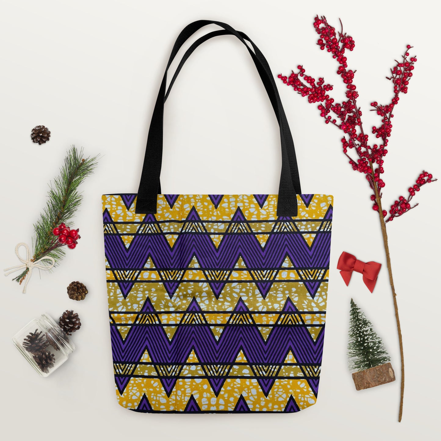 Purple Yellow Tote Bag