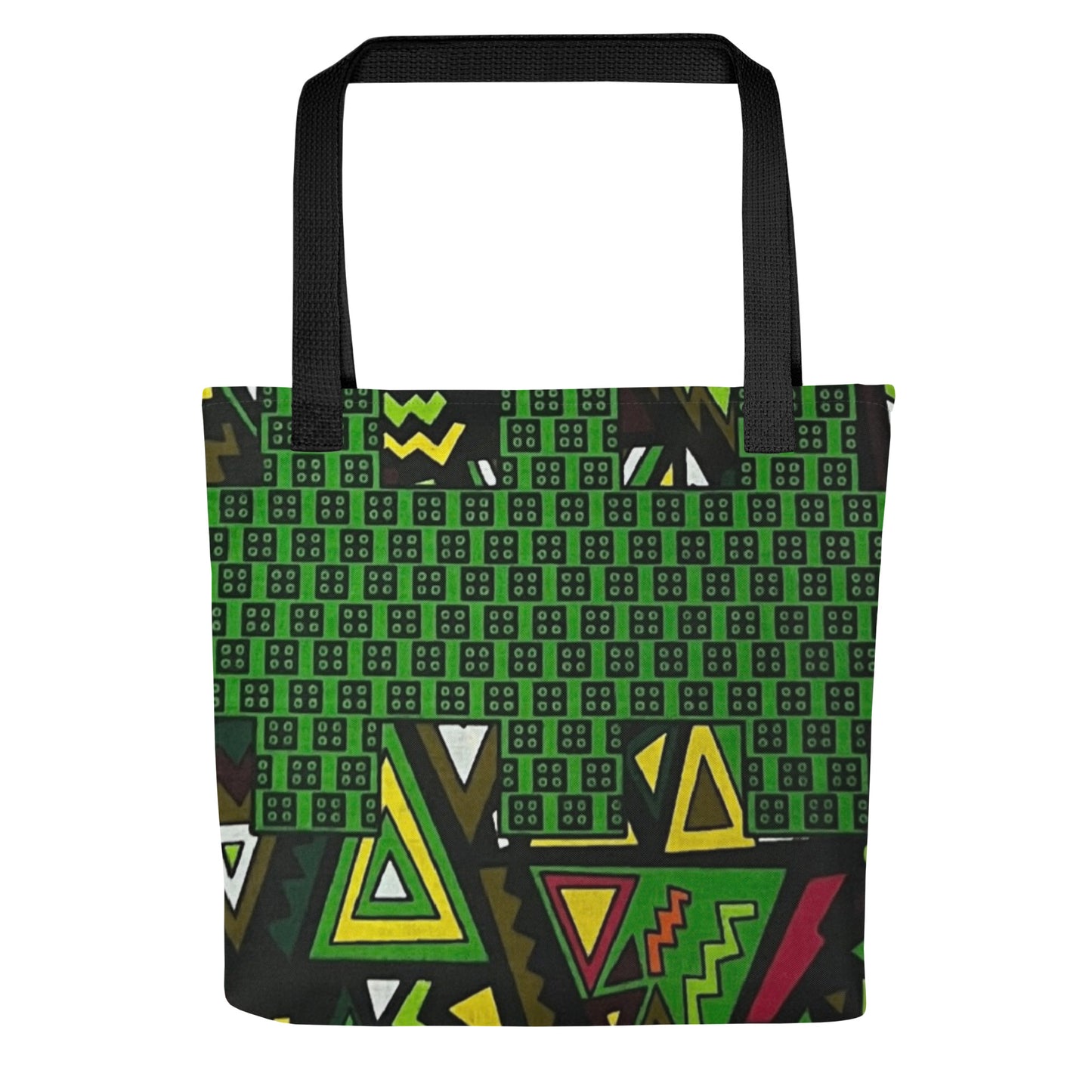 Multicolour Green Tote Bag