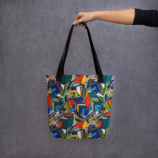 Multicolour Shapes Tote Bag