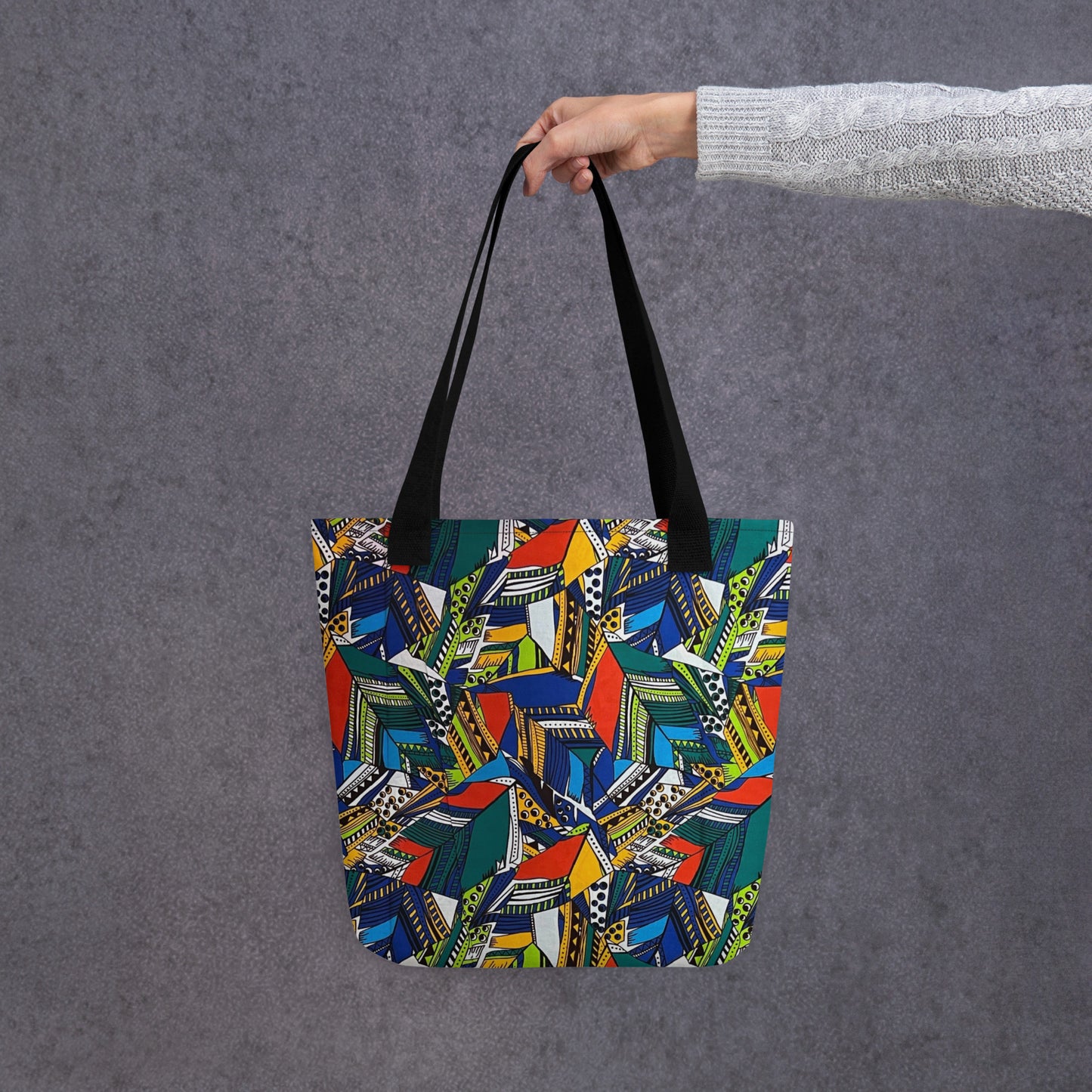 Multicolour Shapes Tote Bag