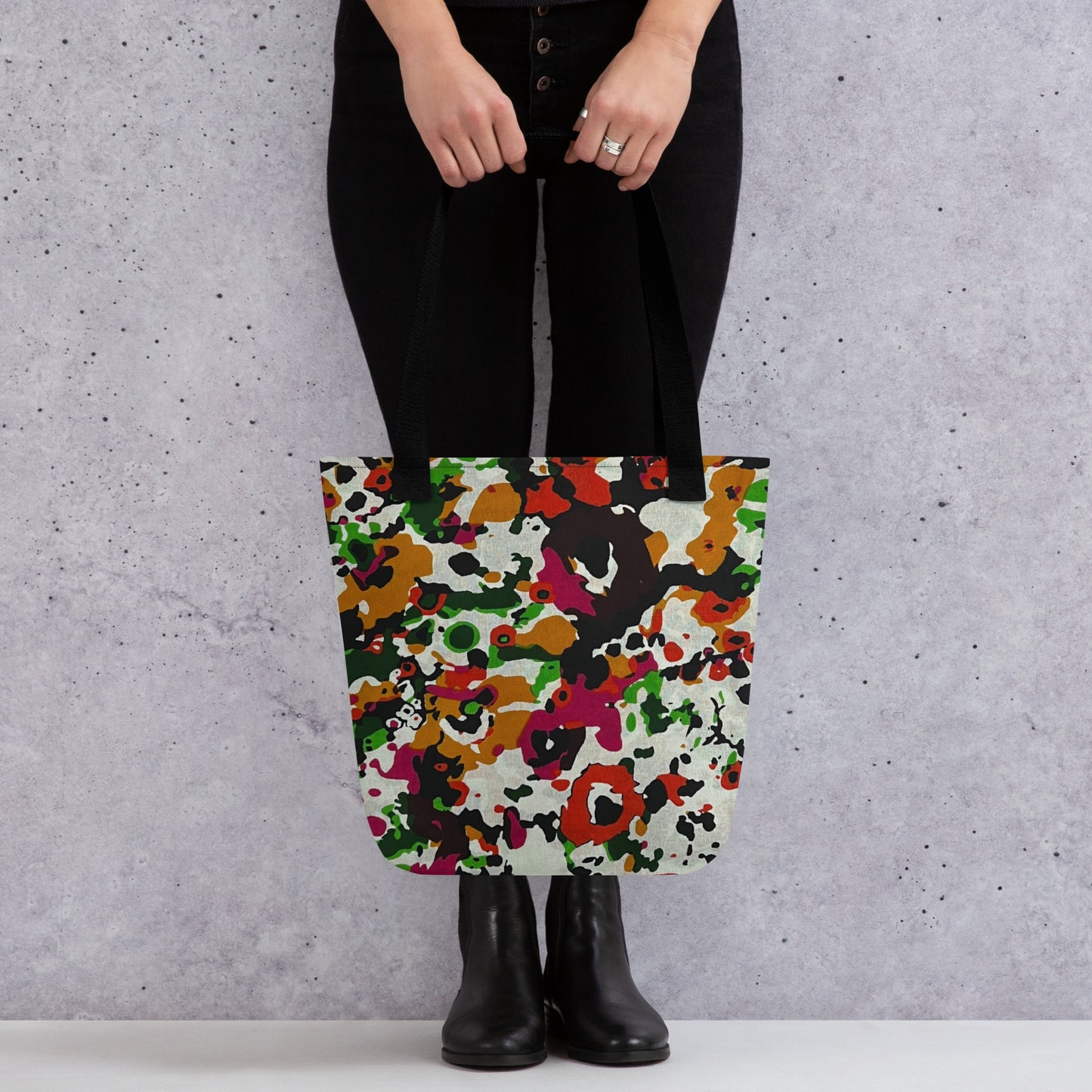 Multicolour Paint Tote Bag