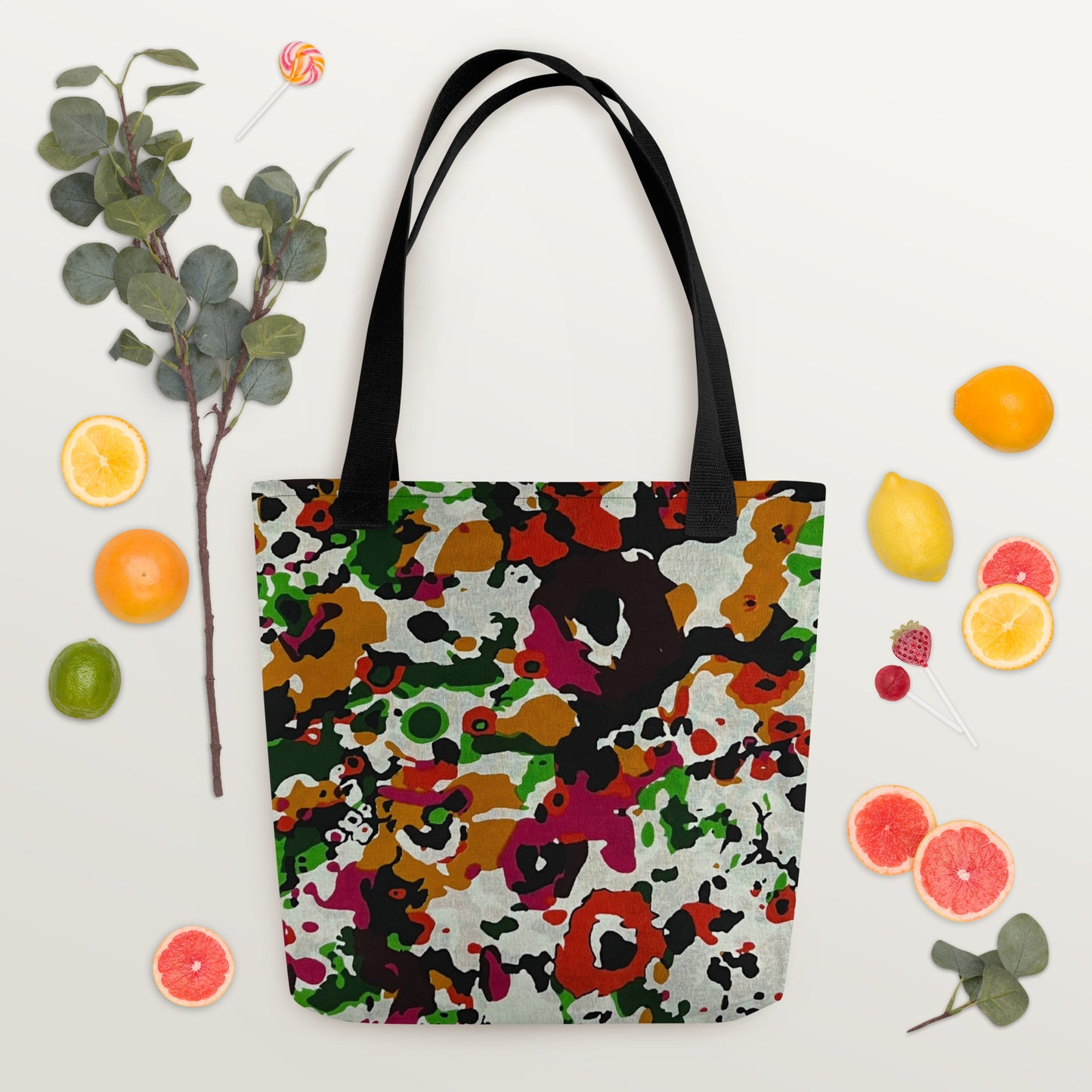 Multicolour Paint Tote Bag