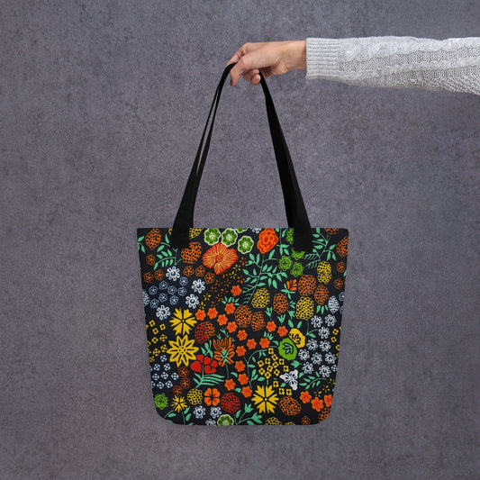 Multicolour Floral Tote Bag