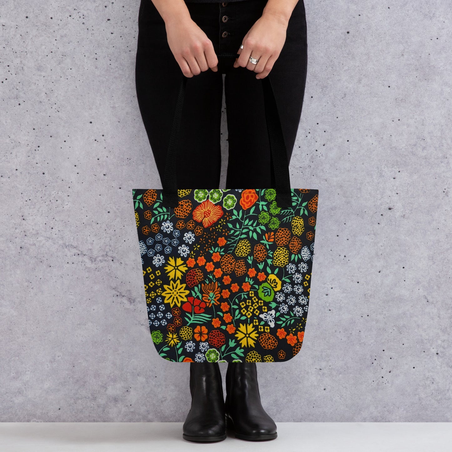 Multicolour Floral Tote Bag