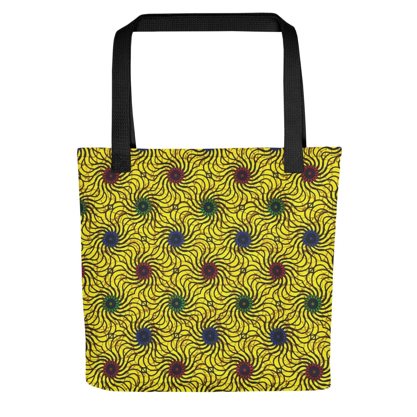 Multicolour Yellow Tote Bag