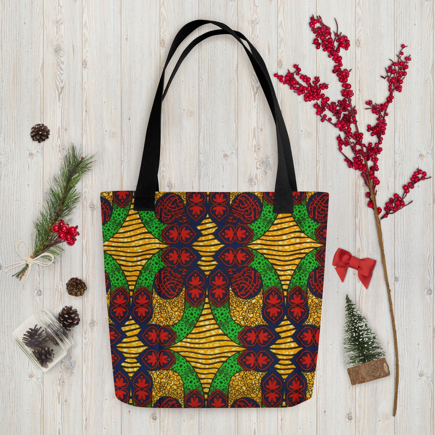 Multicolour Abstract Tote Bag