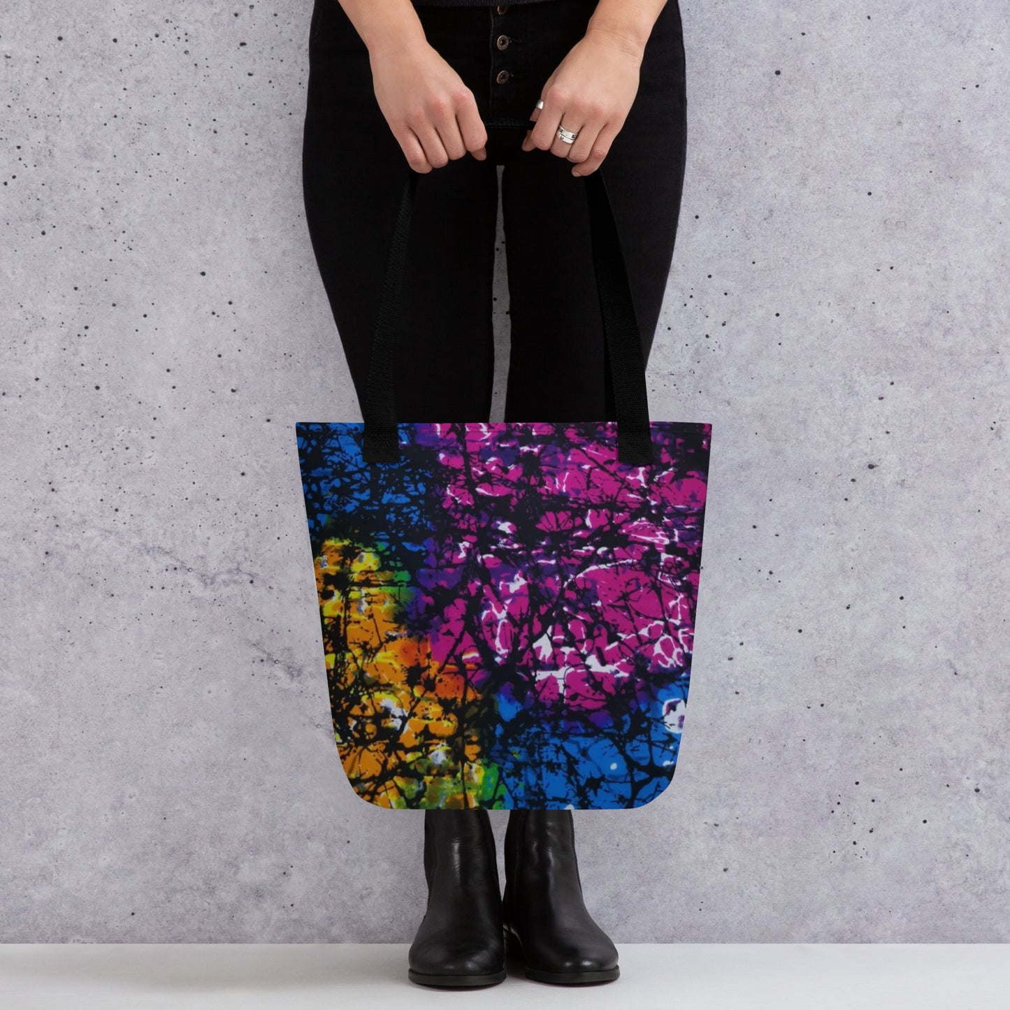 Multicolour Dye Tote Bag