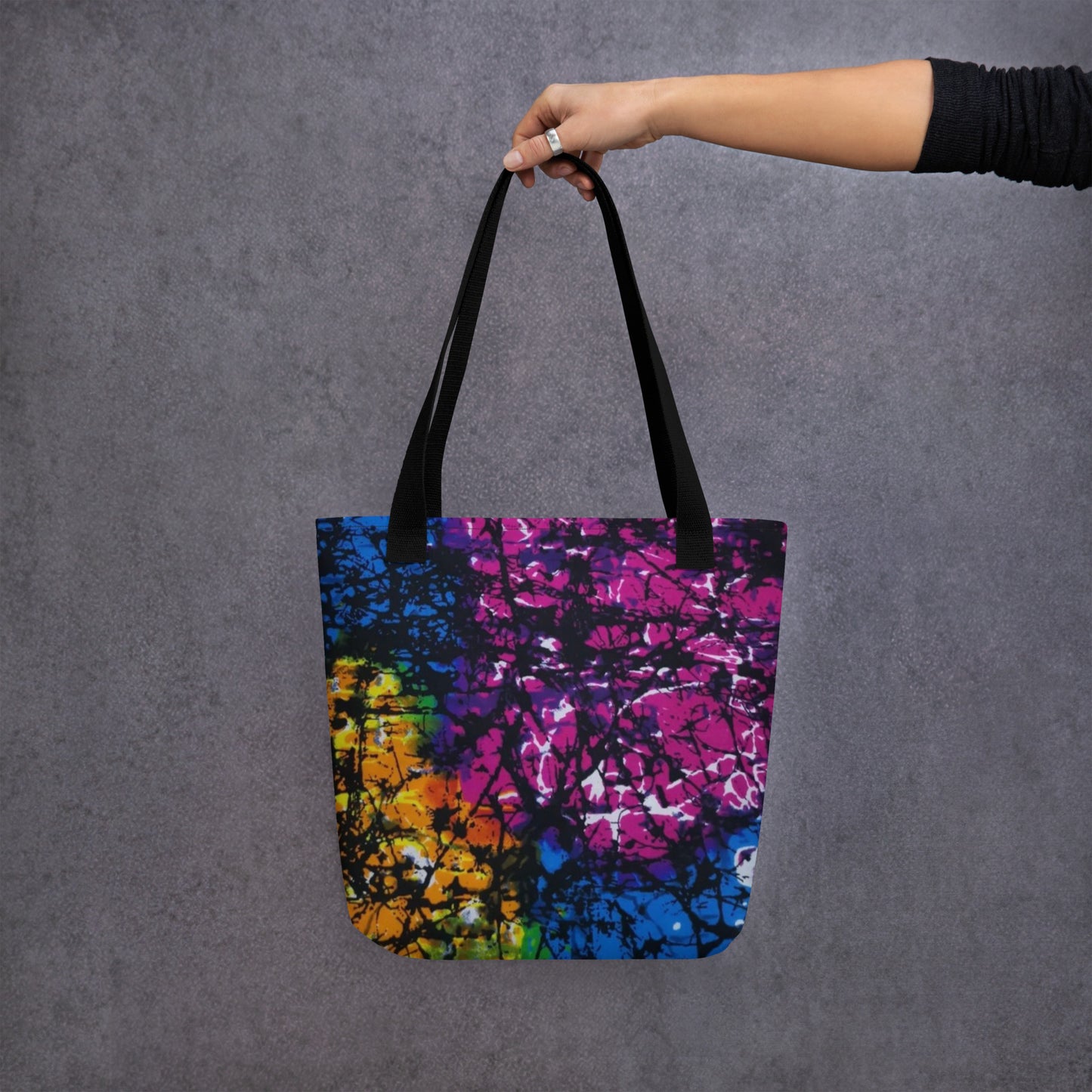 Multicolour Dye Tote Bag