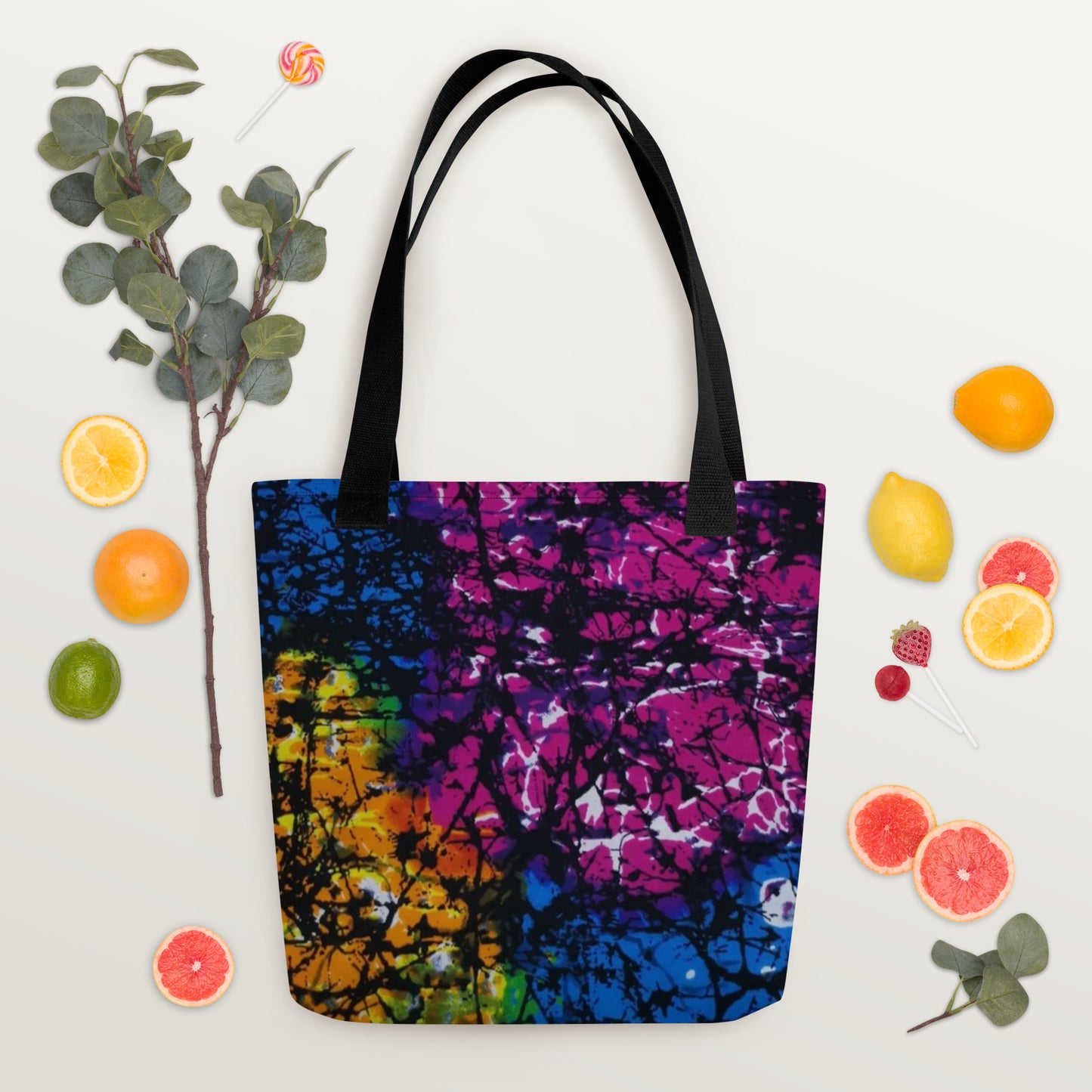 Multicolour Dye Tote Bag