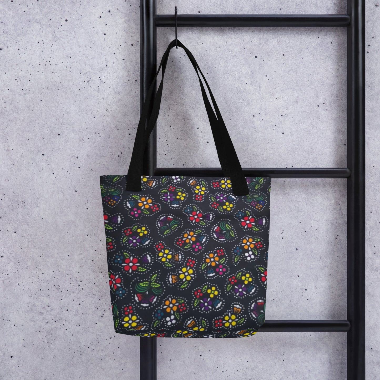 Multicolour Dark Tote Bag