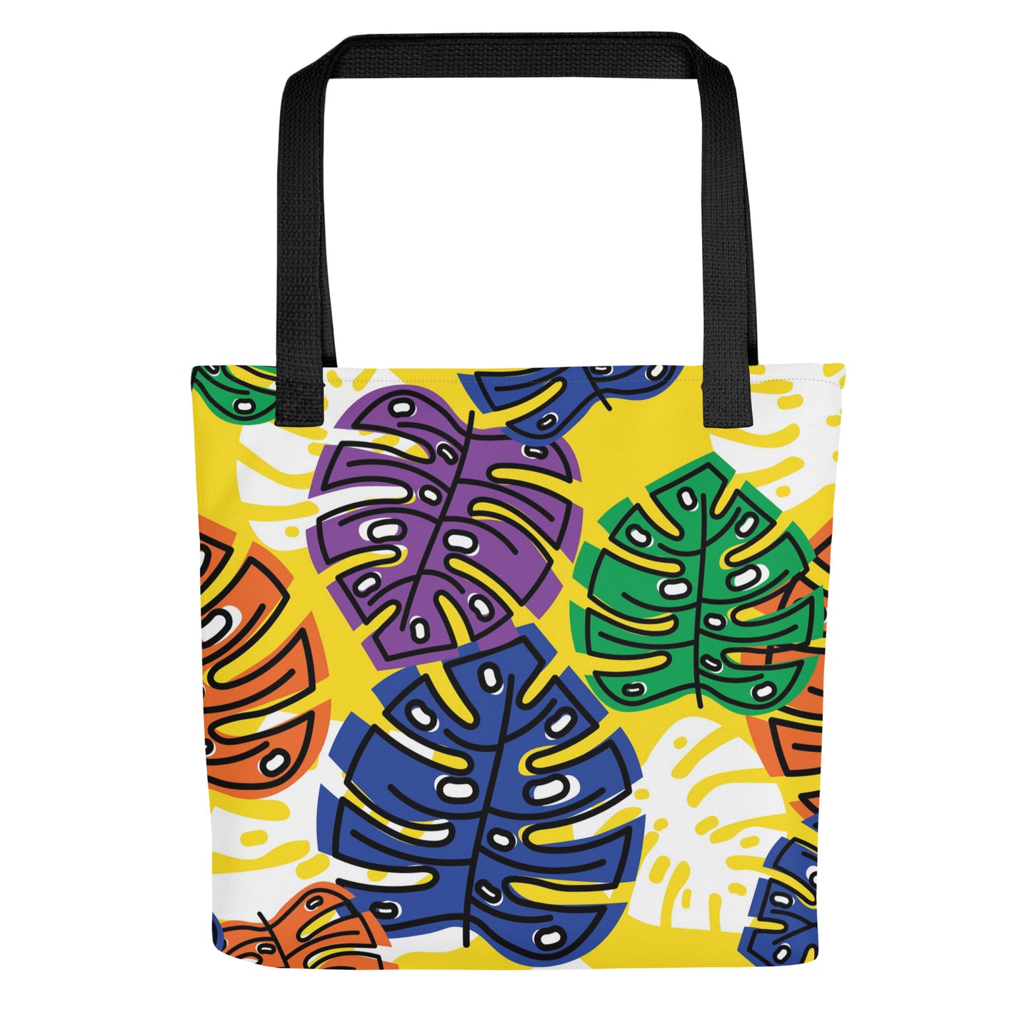 Yellow Tropical Tote Bag