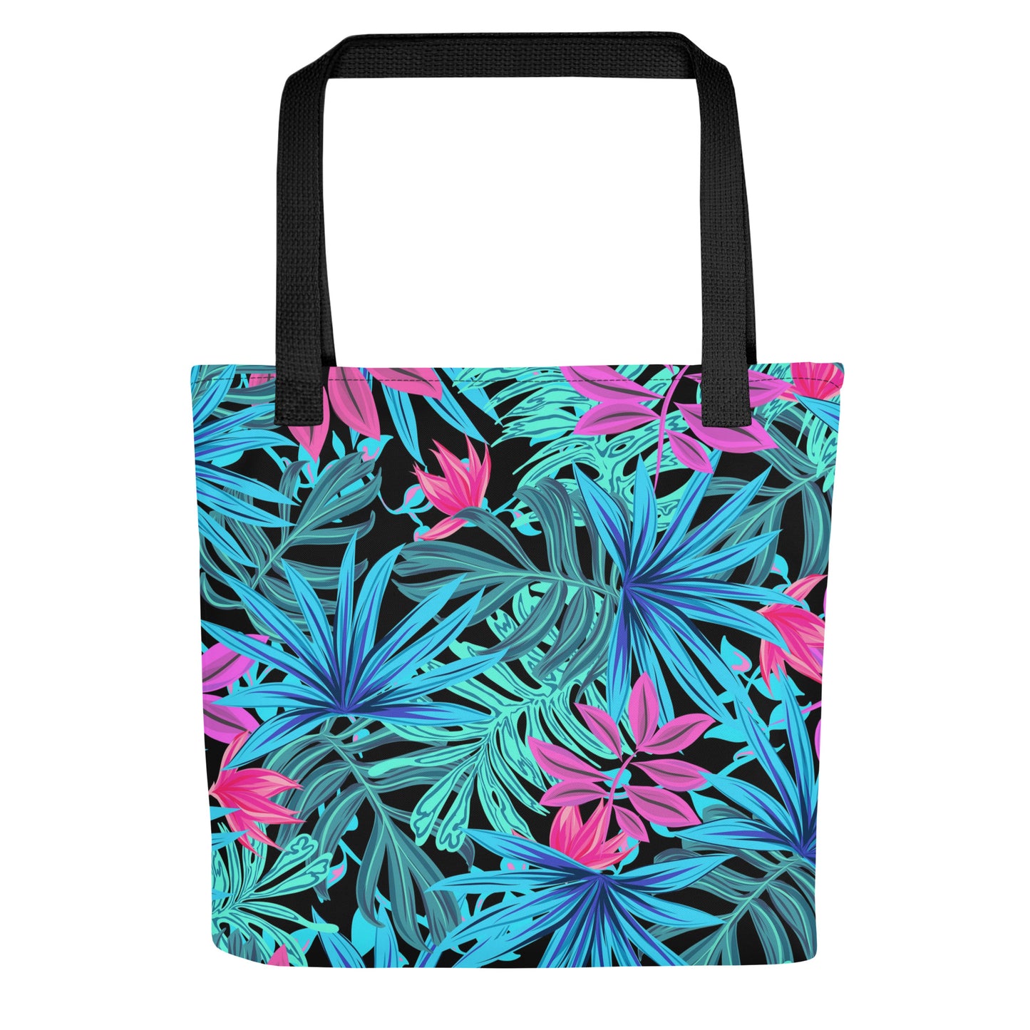 Blue Tropical Tote Bag