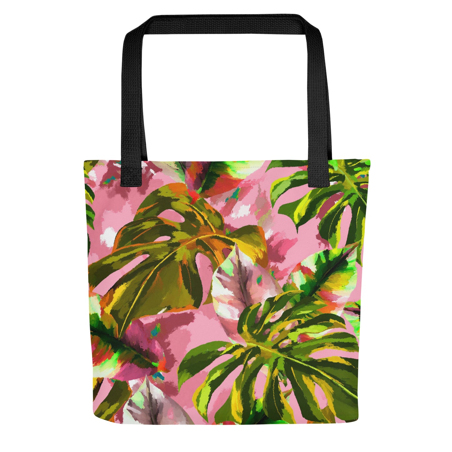 Pink Tropical Tote Bag