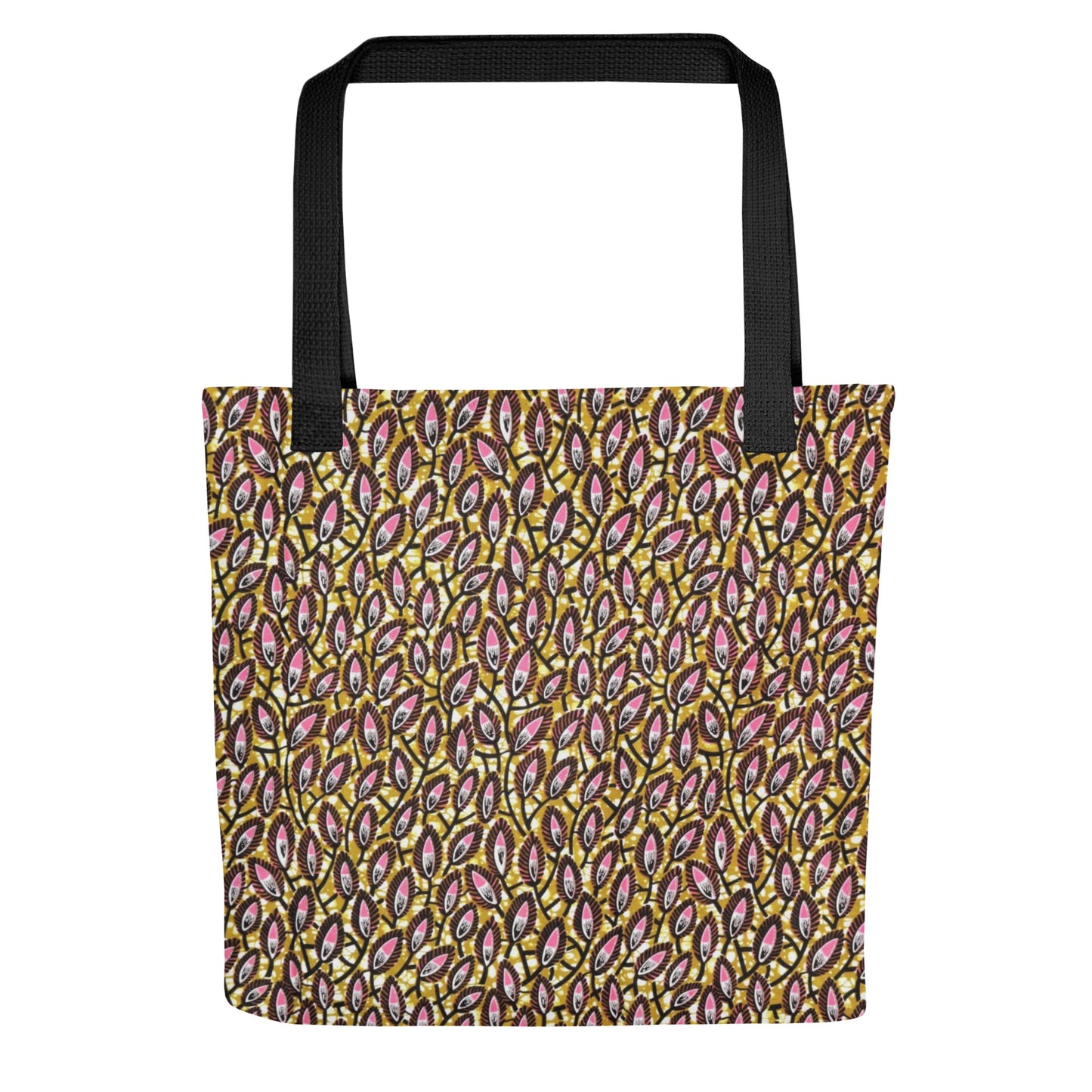 Pink Brown Tote Bag