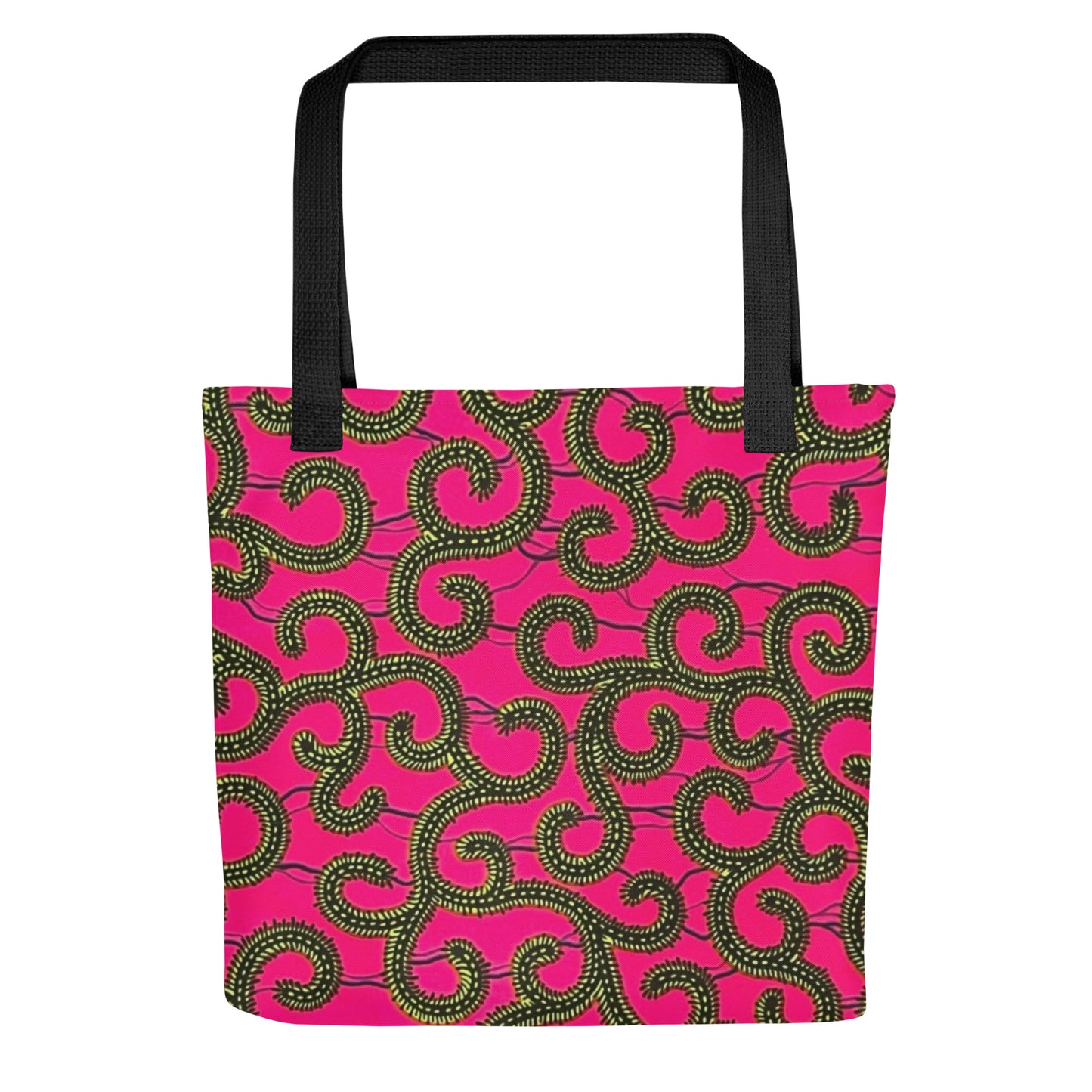 Pink Ankara Tote Bag