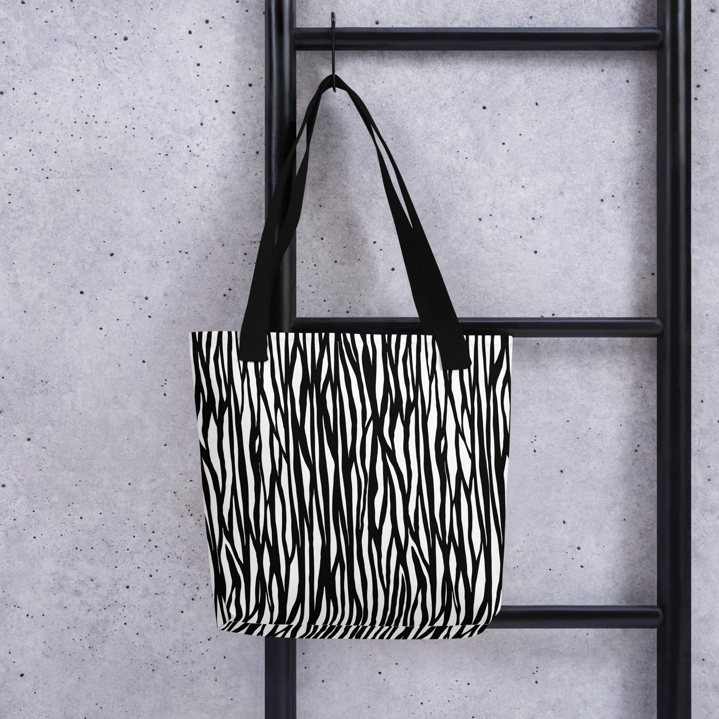 Zebra Print Tote Bag