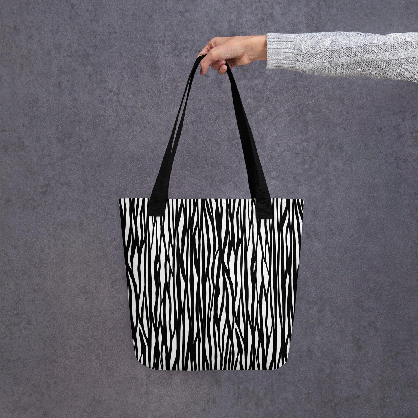 Zebra Print Tote Bag