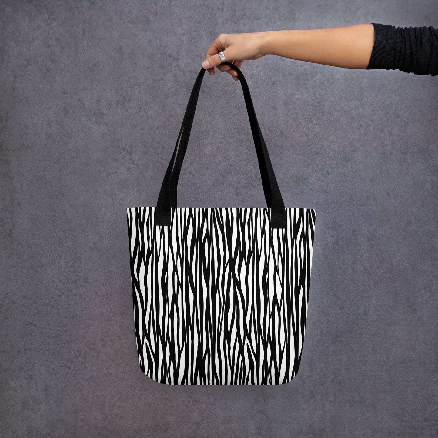 Zebra Print Tote Bag