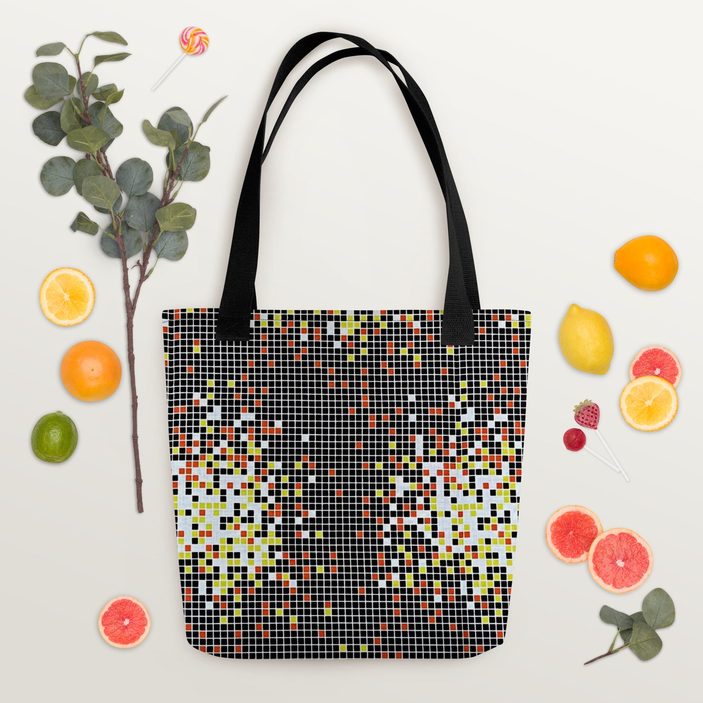 Graphic Square Tote Bag