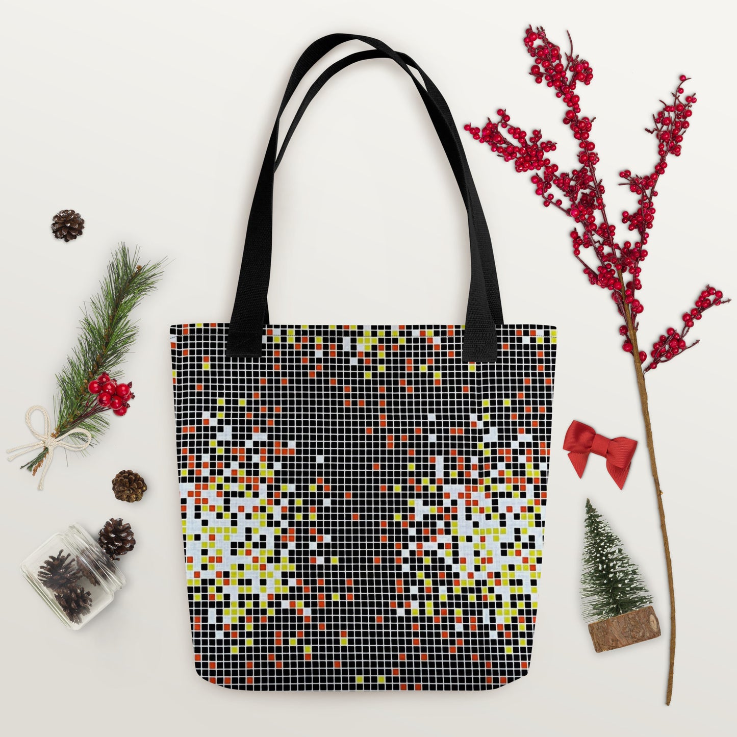 Graphic Square Tote Bag