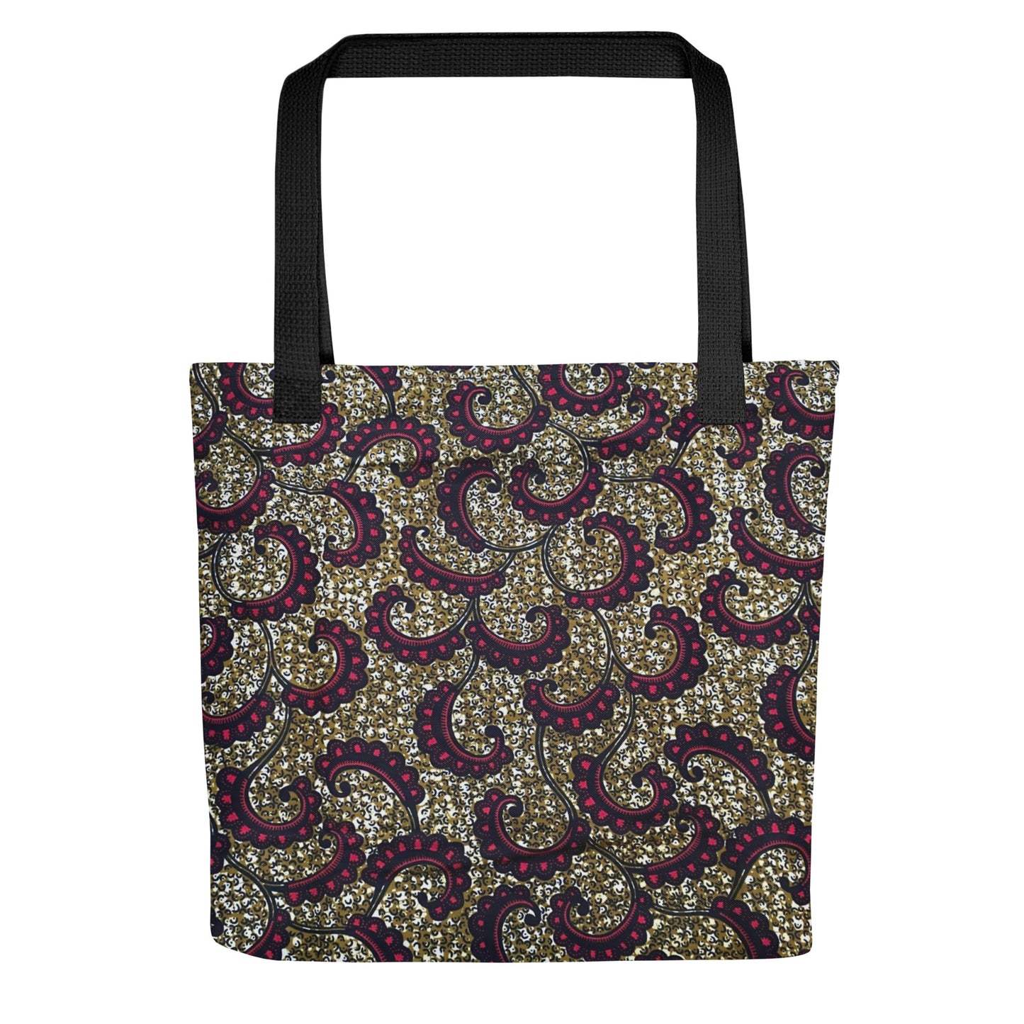 Burgundy Brown Tote Bag