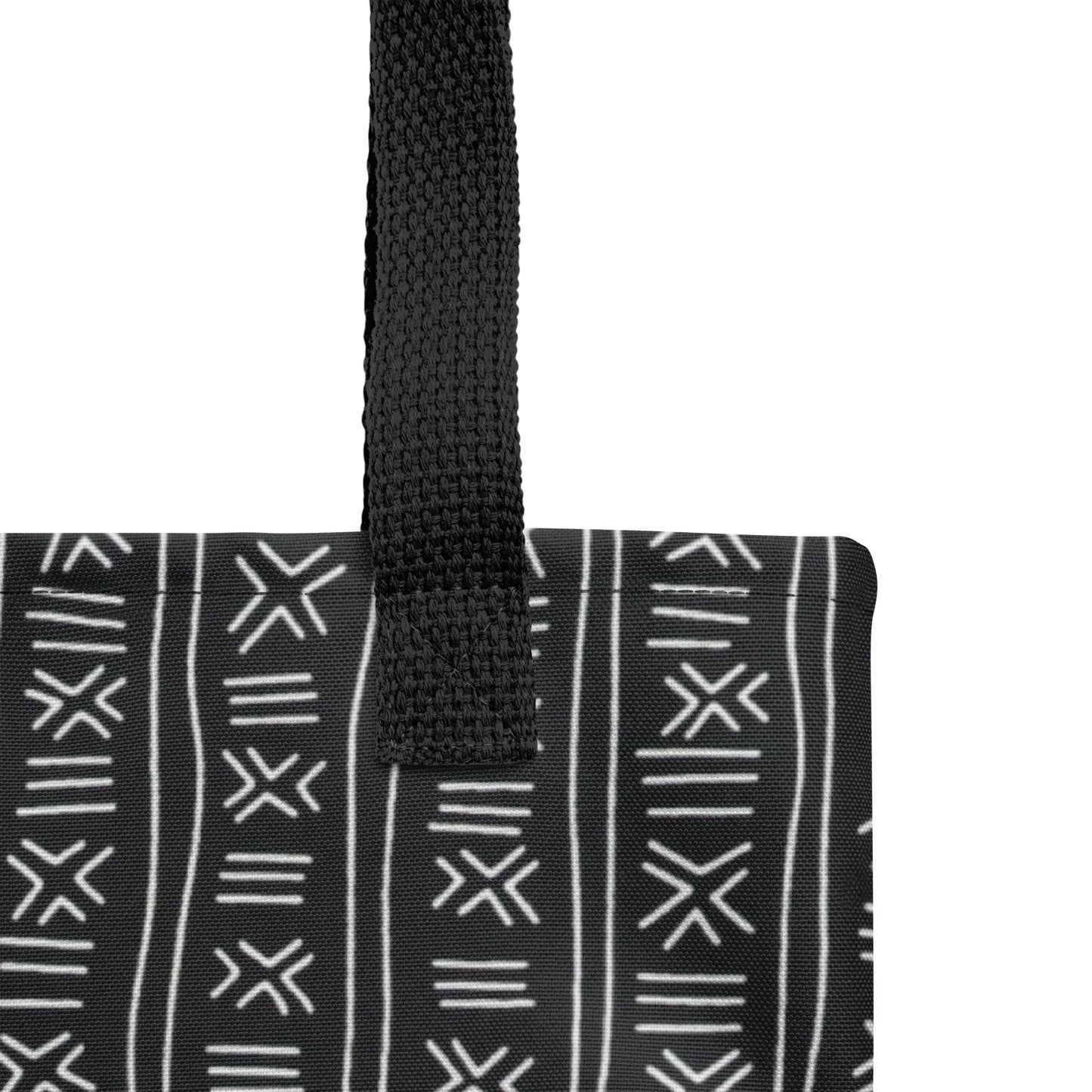 Black & White Print Tote Bag