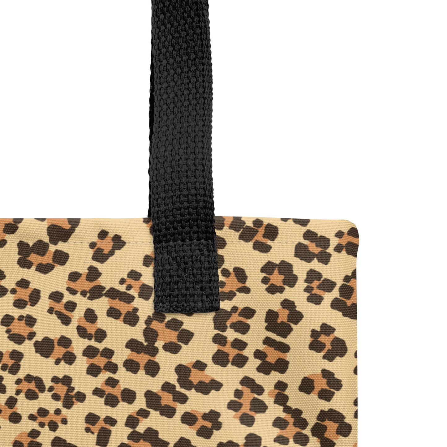 Brown Leopard Tote Bag