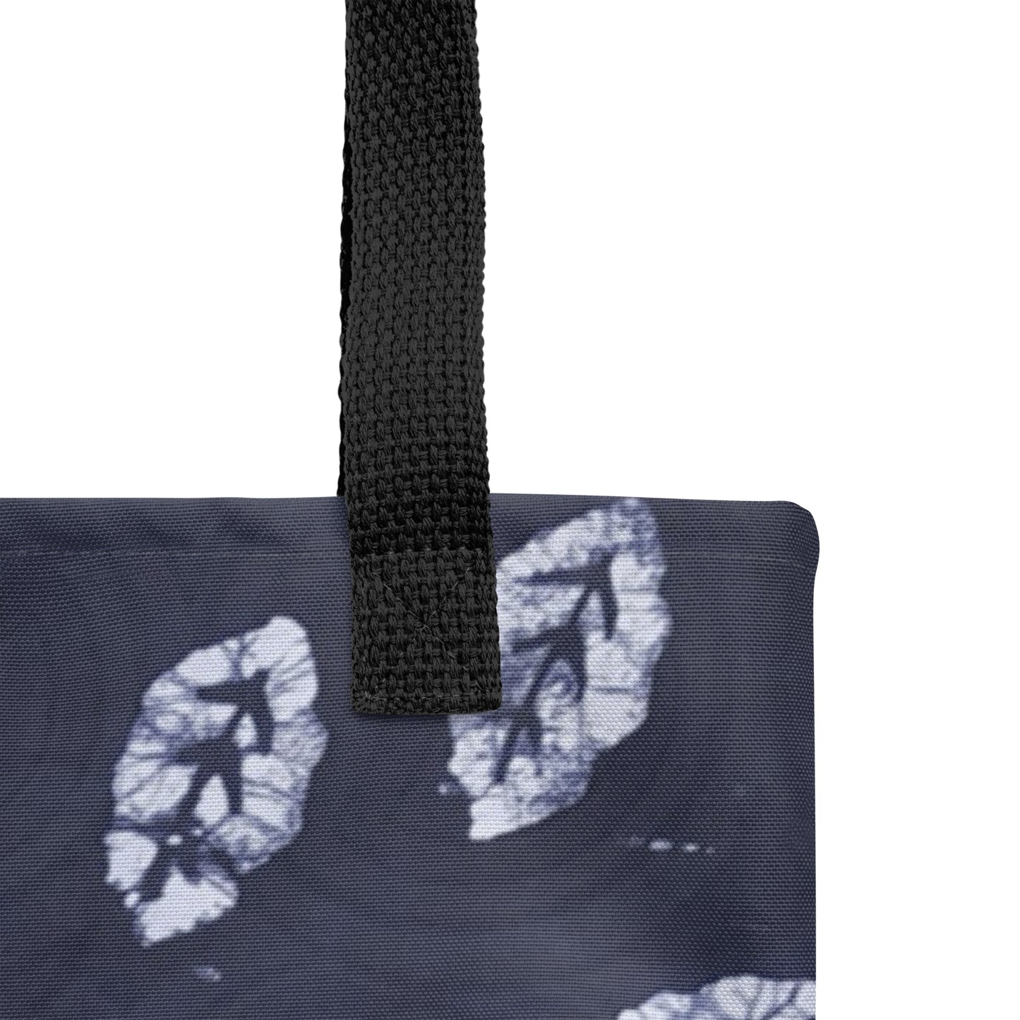 Indigo Leaf Tote Bag