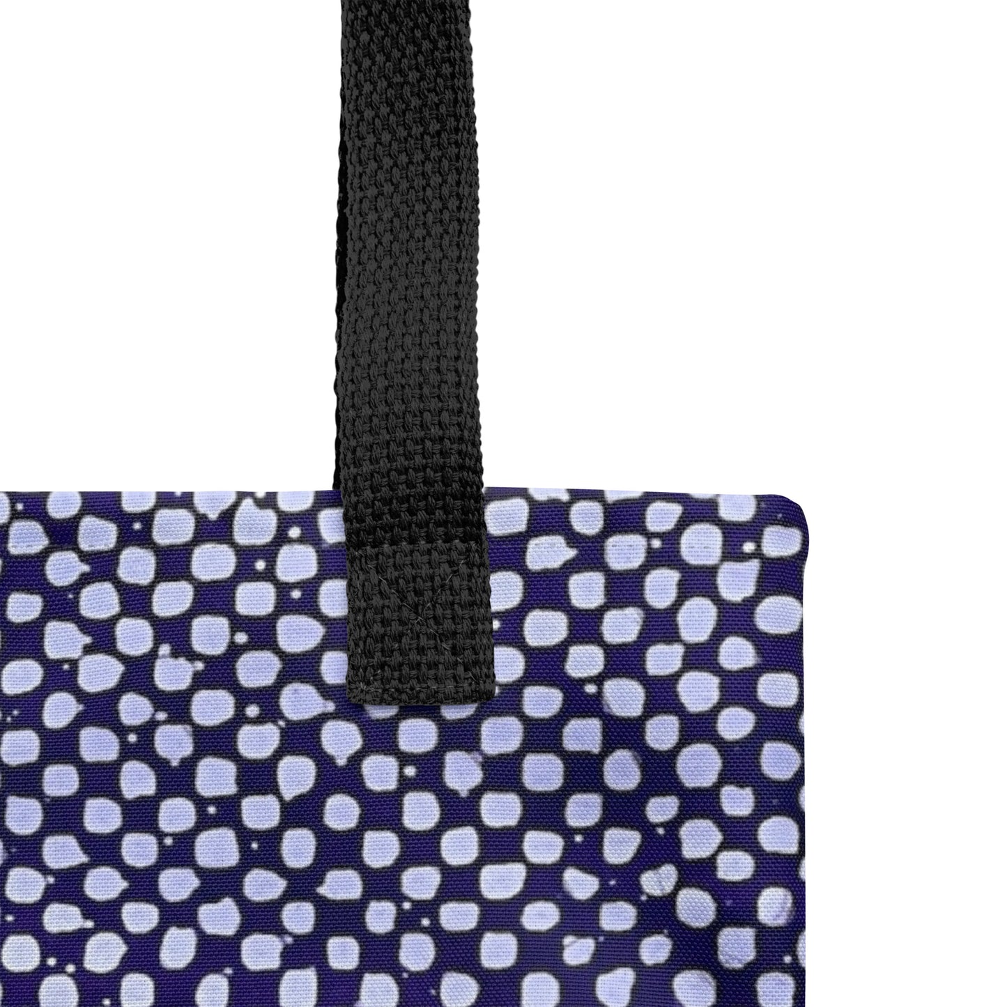 Purple Dots Tote Bag