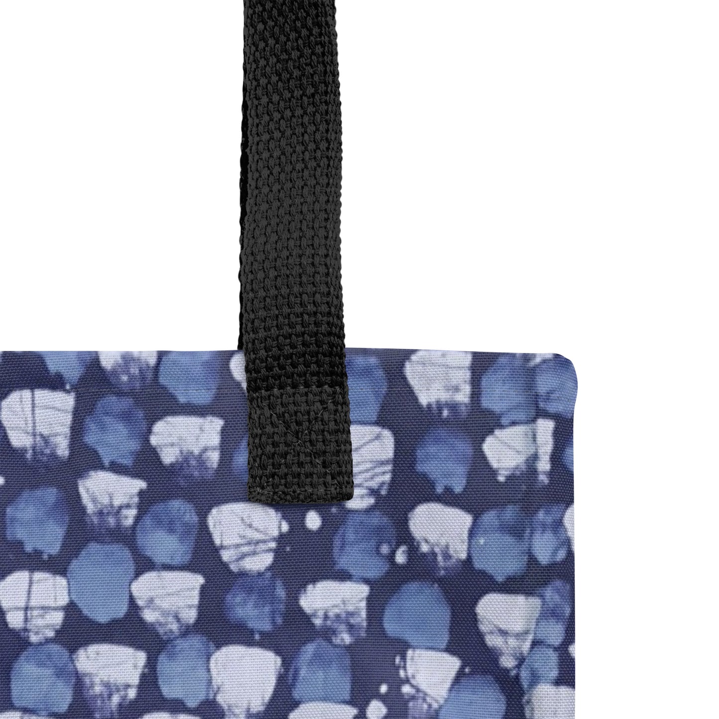 Blue Dotted Tote Bag