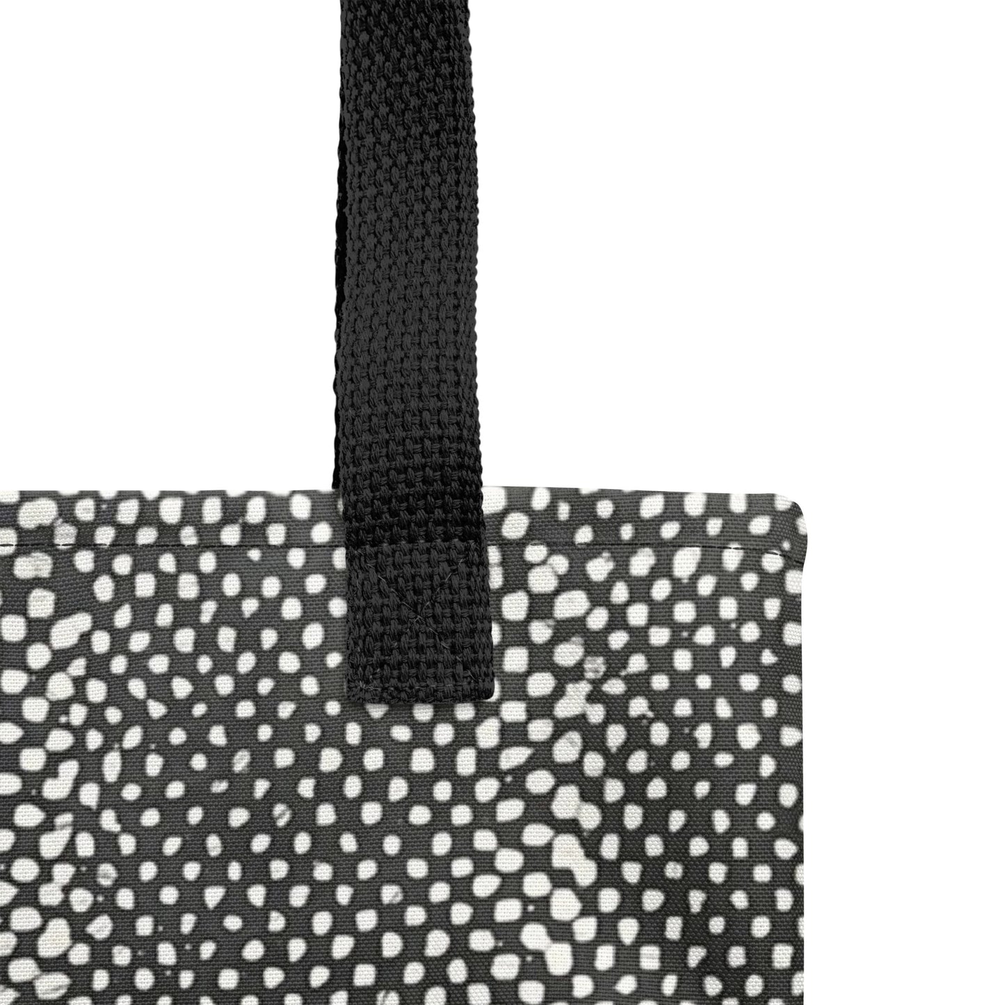 Black & White Dots Tote Bag