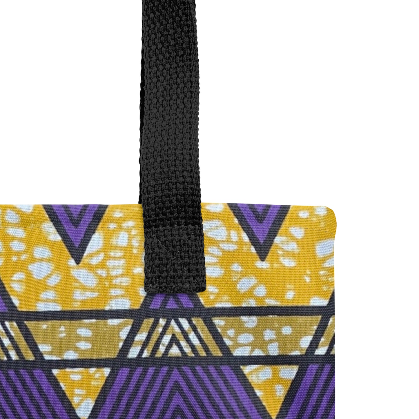 Purple Yellow Tote Bag