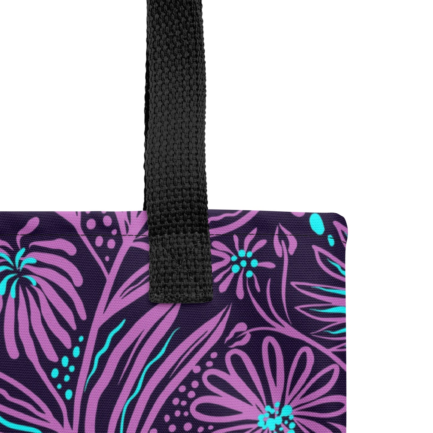 Purple Tropical Tote Bag