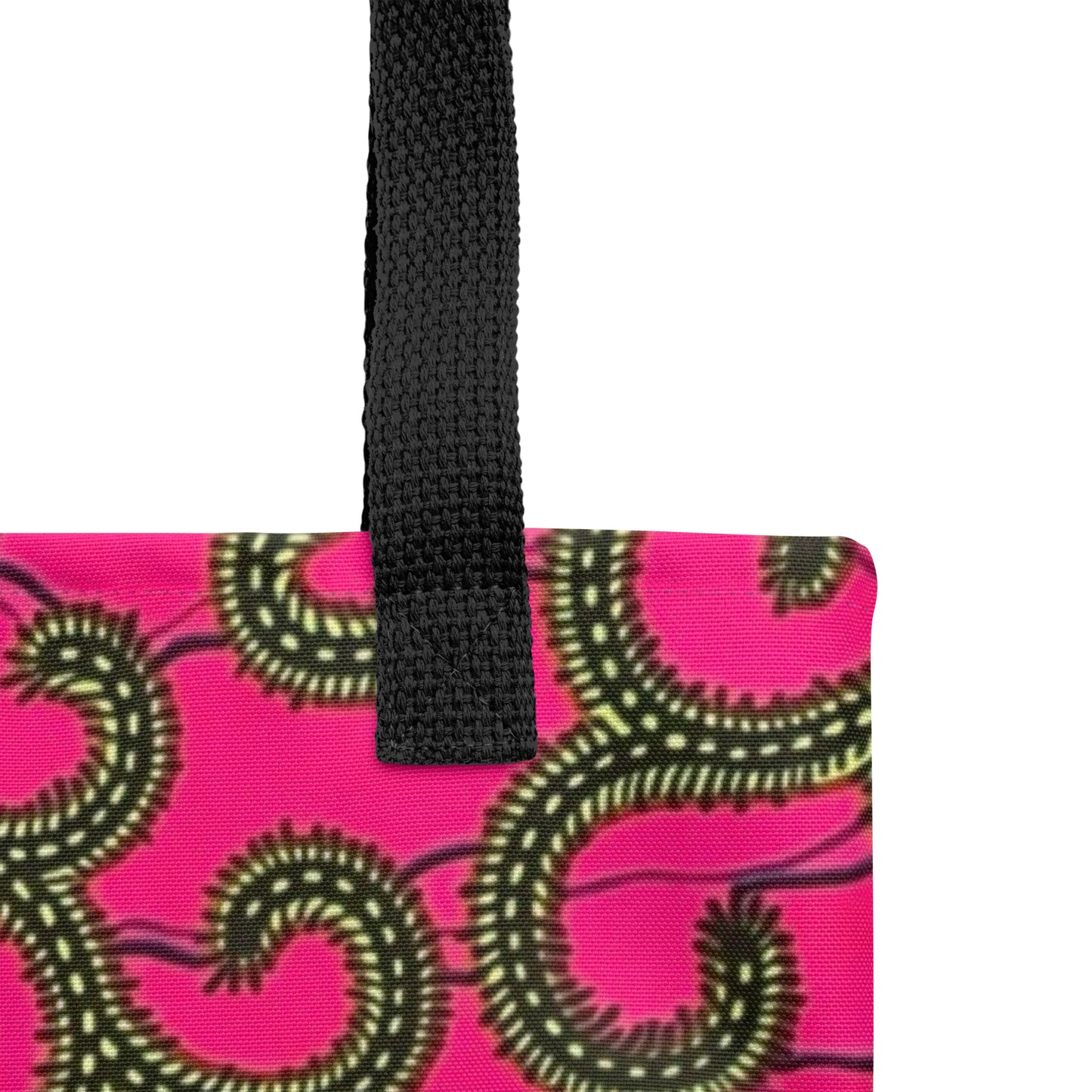 Pink Ankara Tote Bag