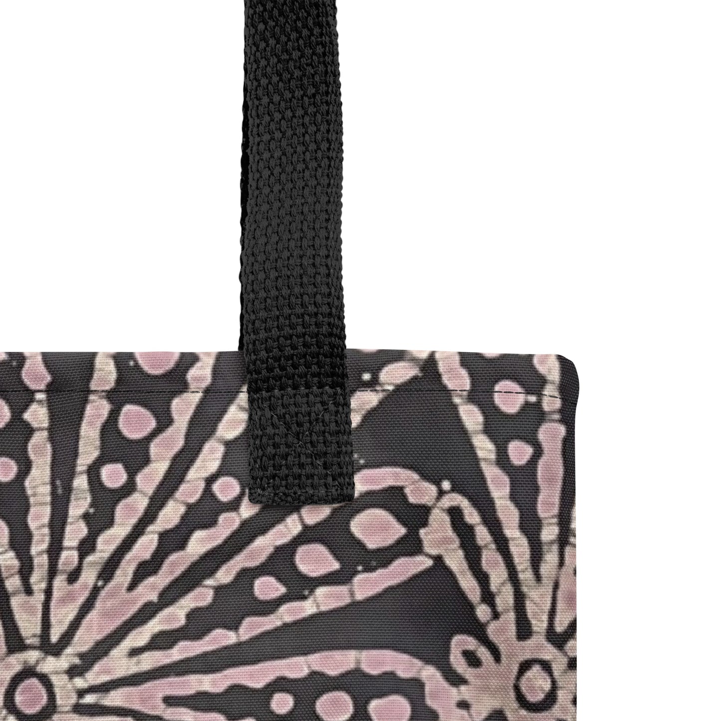 Pale Pink Floral Tote Bag