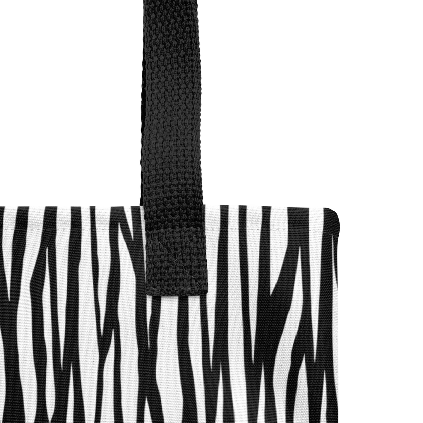 Zebra Print Tote Bag