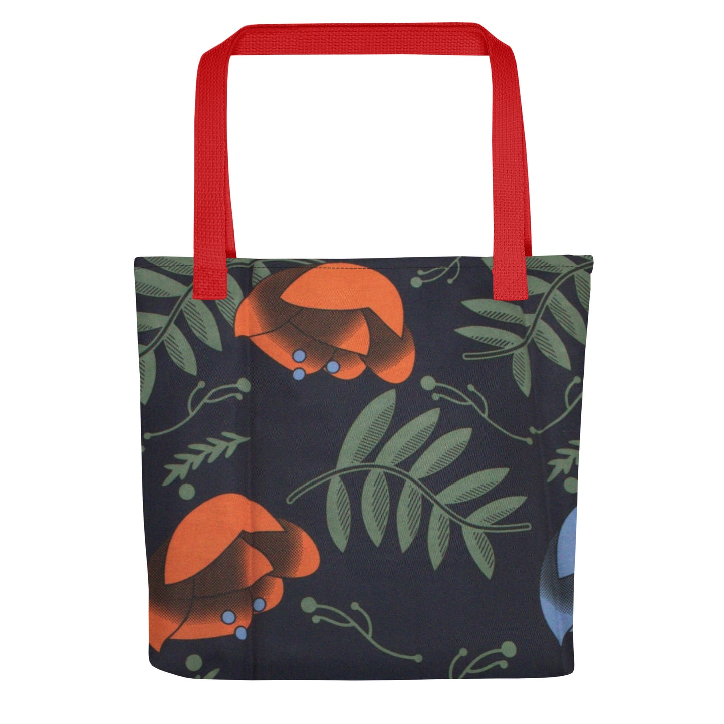 Winter Floral Tote Bag