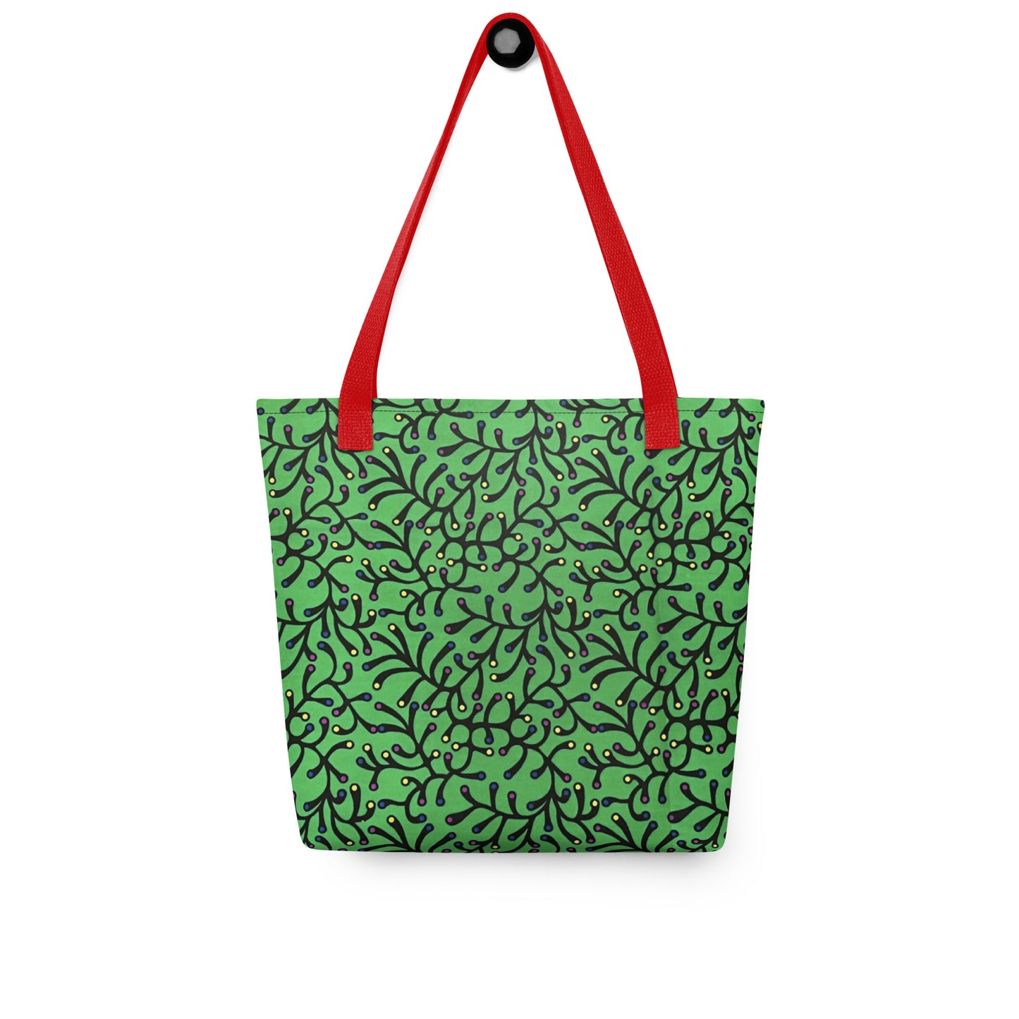 Green Ankara Tote Bag