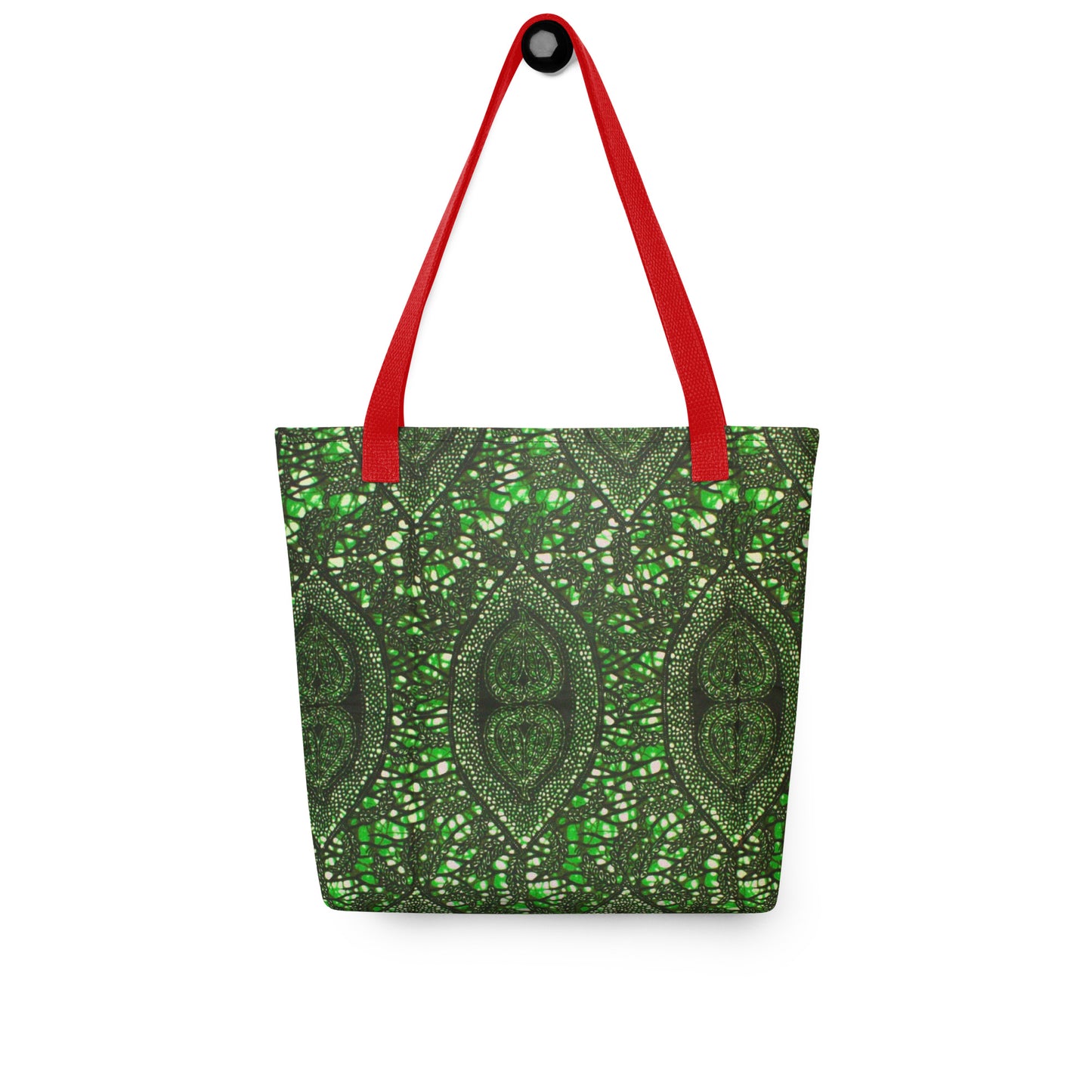 Green Peas Ankara Tote Bag