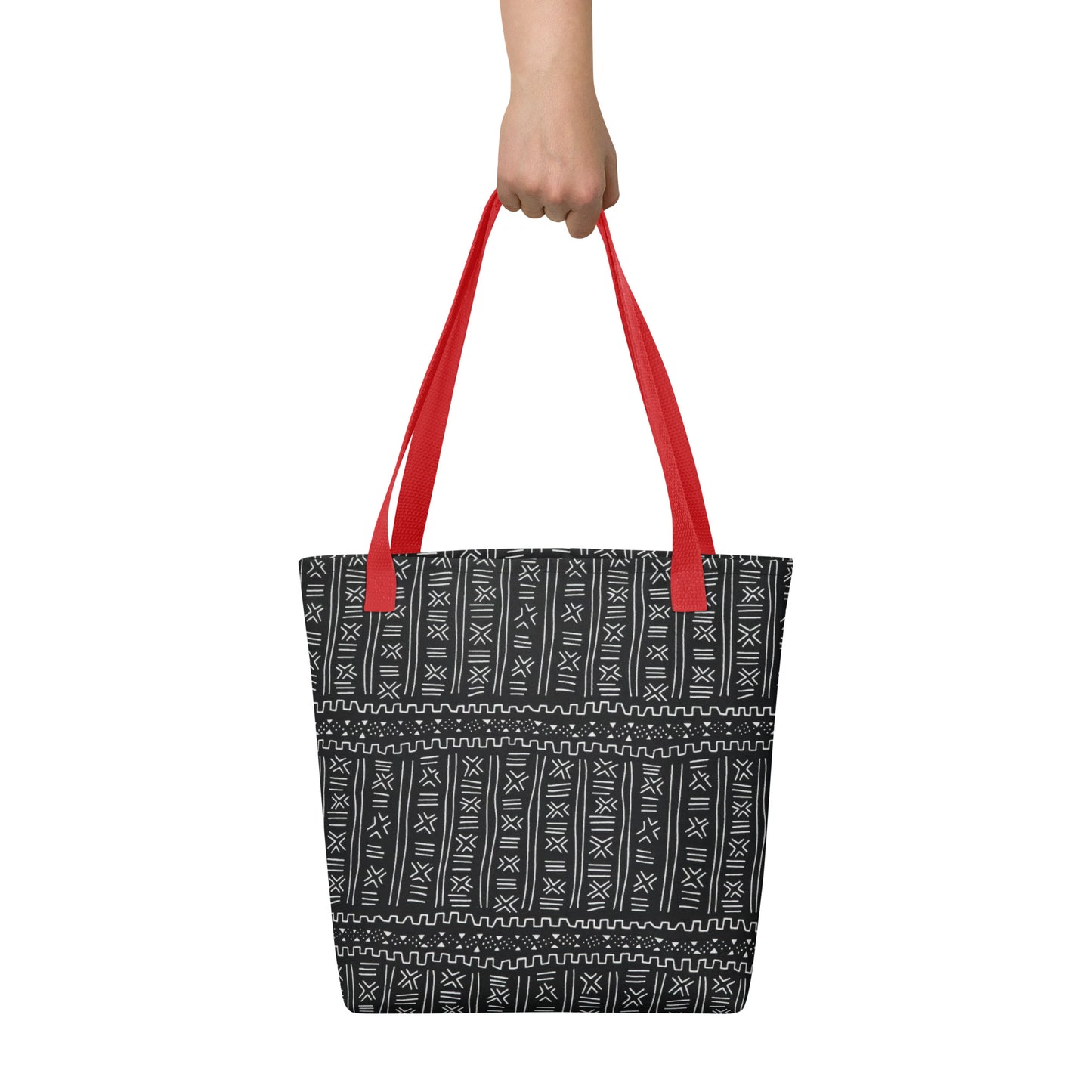 Black & White Print Tote Bag