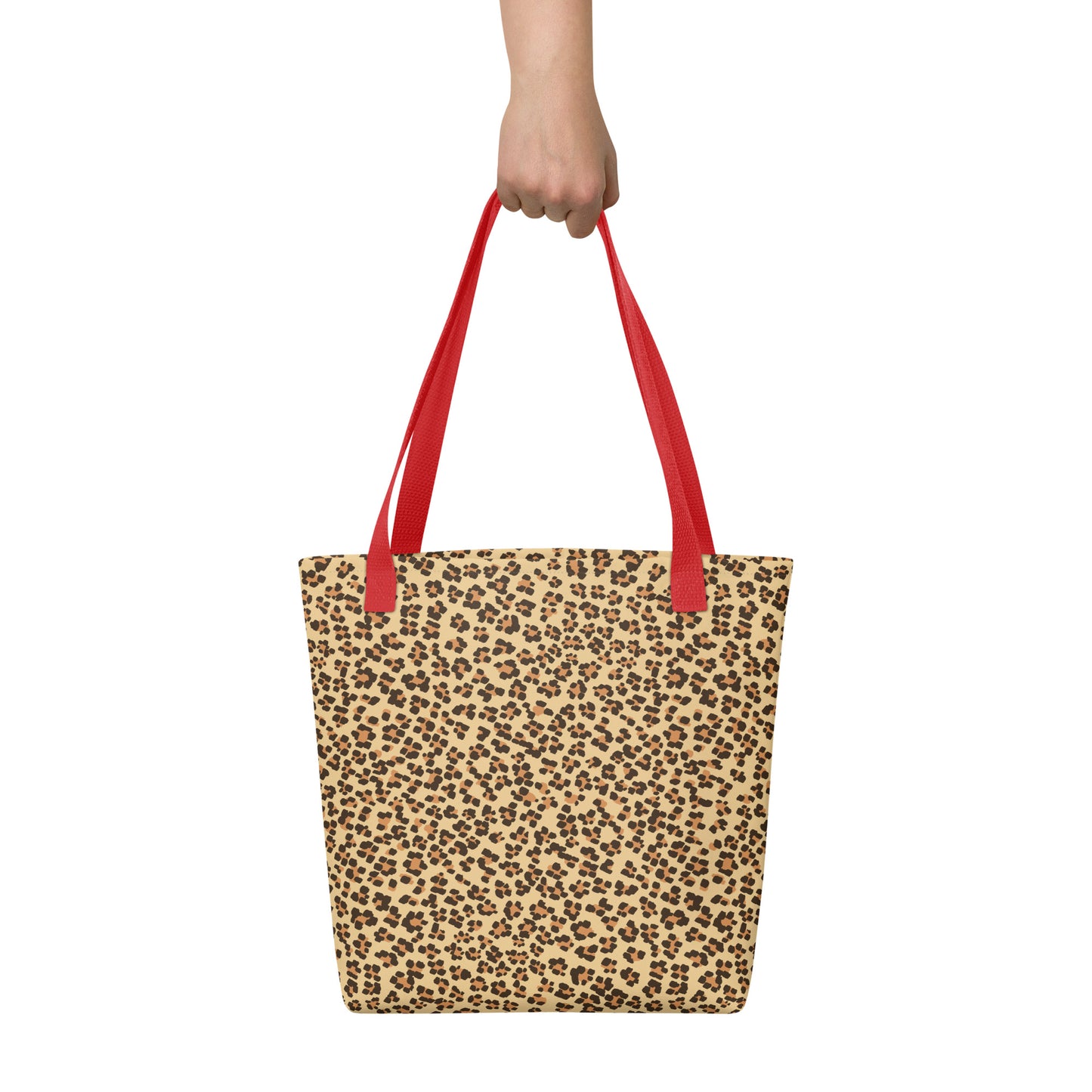 Brown Leopard Tote Bag