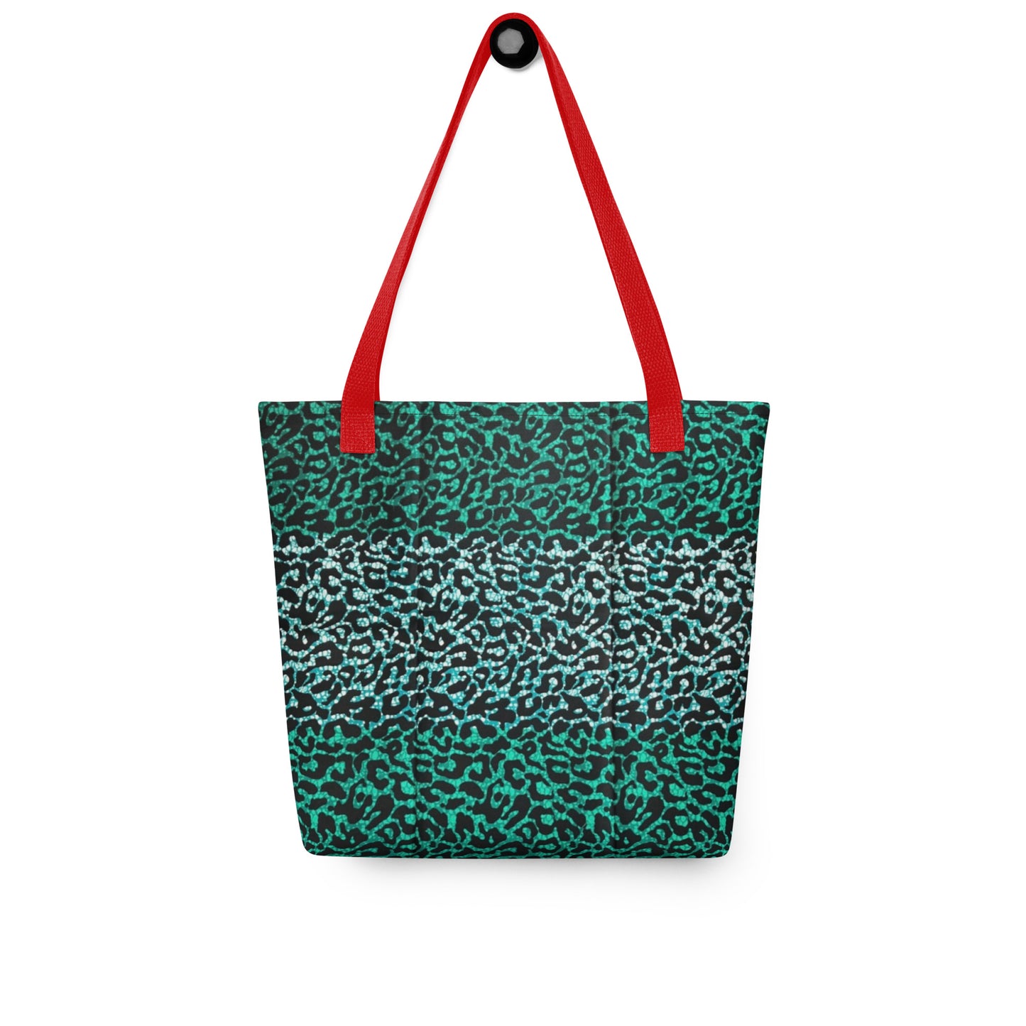 Green Leopard Tote Bag